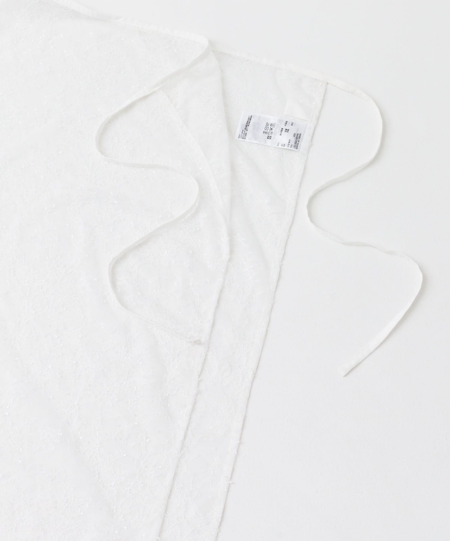 レイヤードレーススカート OFF WHITE one