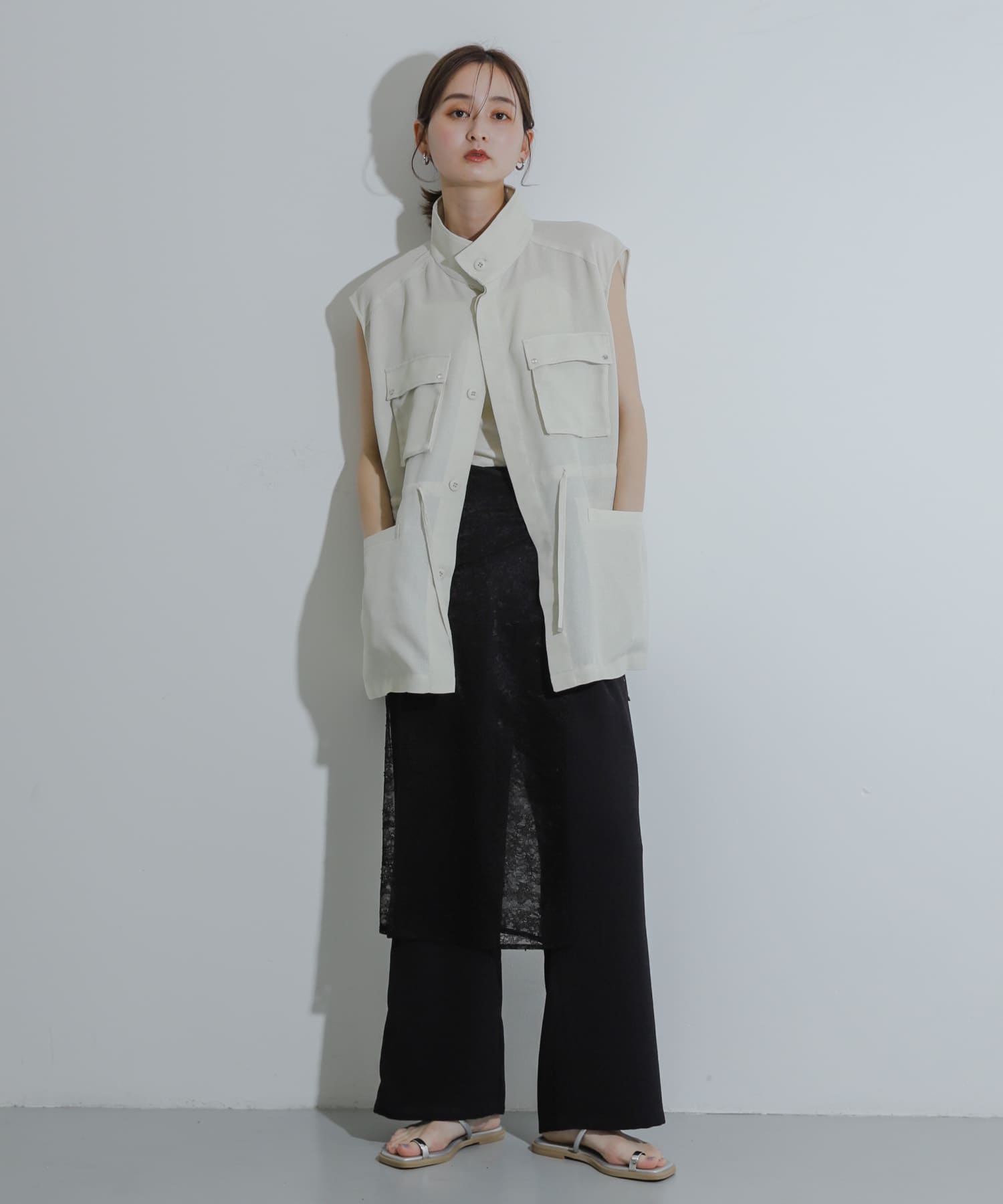 身長：169cm サイズ：one