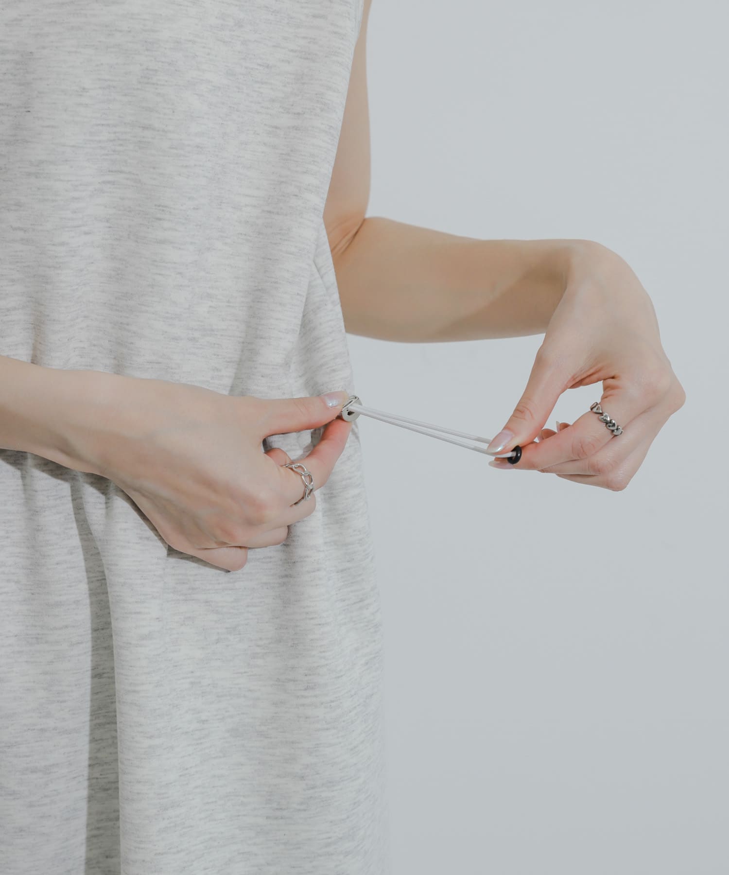 身長：169cm サイズ：one