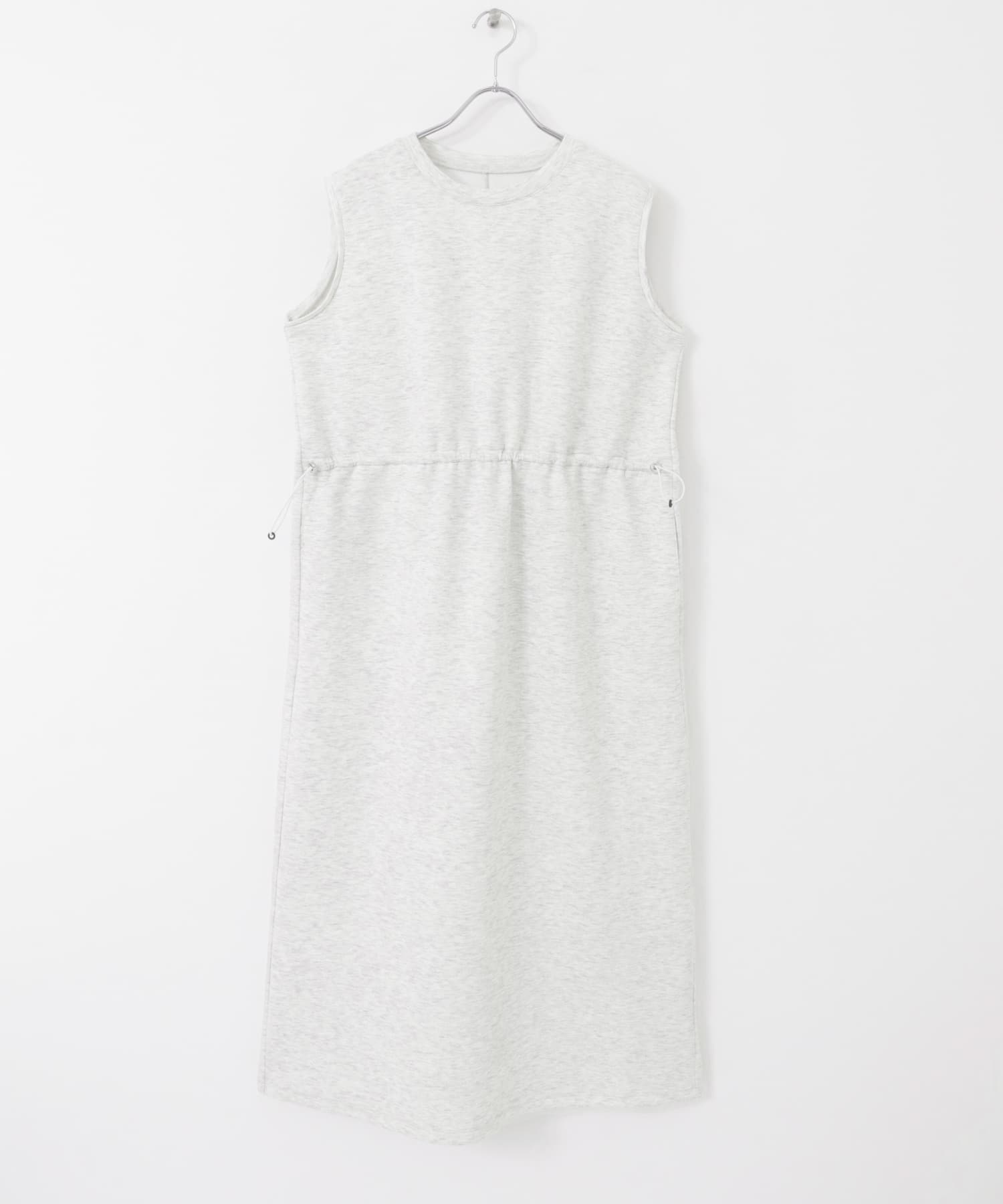 ウエストドロストワンピース L.GRAY COMPACT