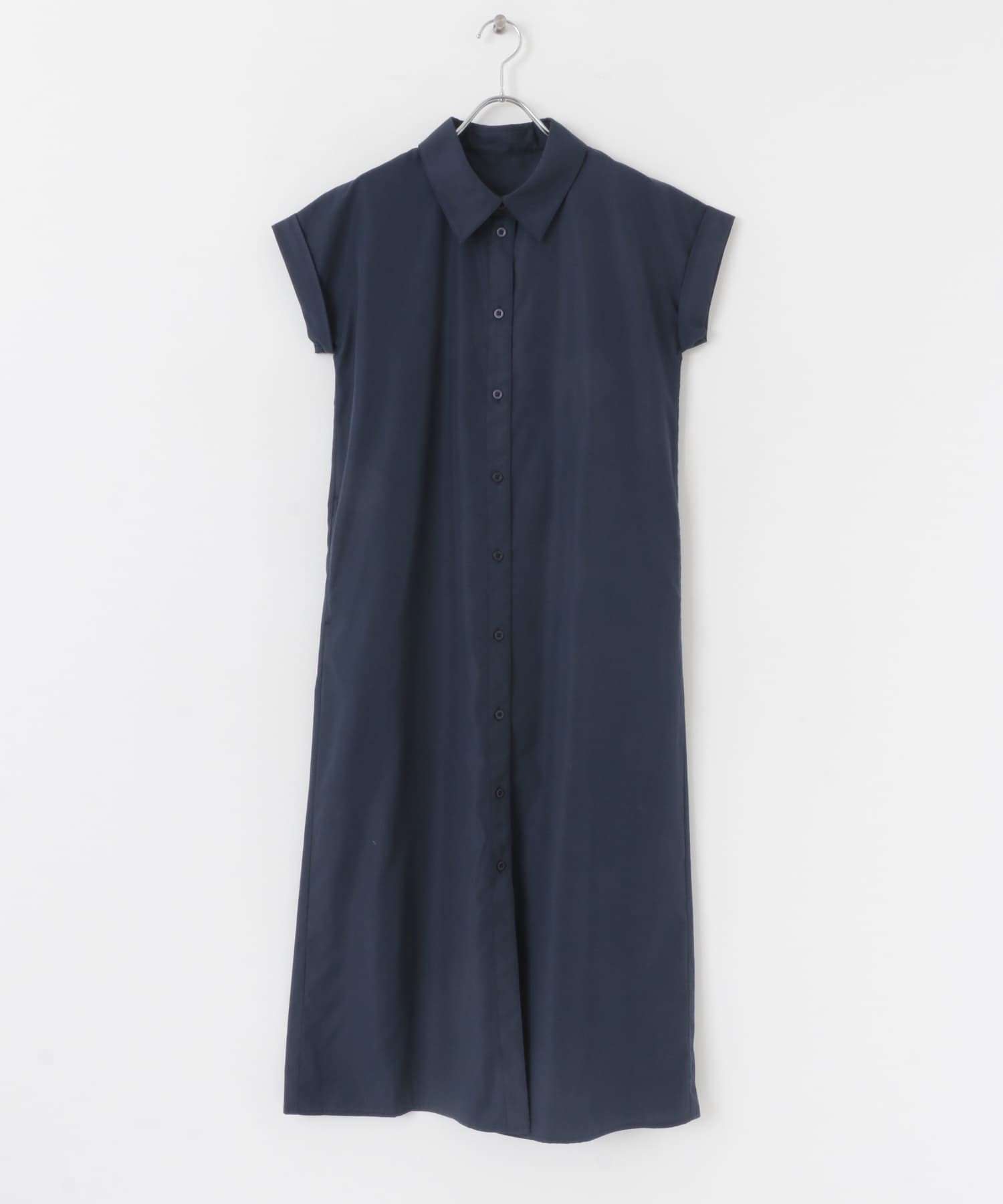 ぴーす(ノ´∀｀*) ビスチェセットフレンチスリーブワンピース(COMPACT L.BLU×WHT