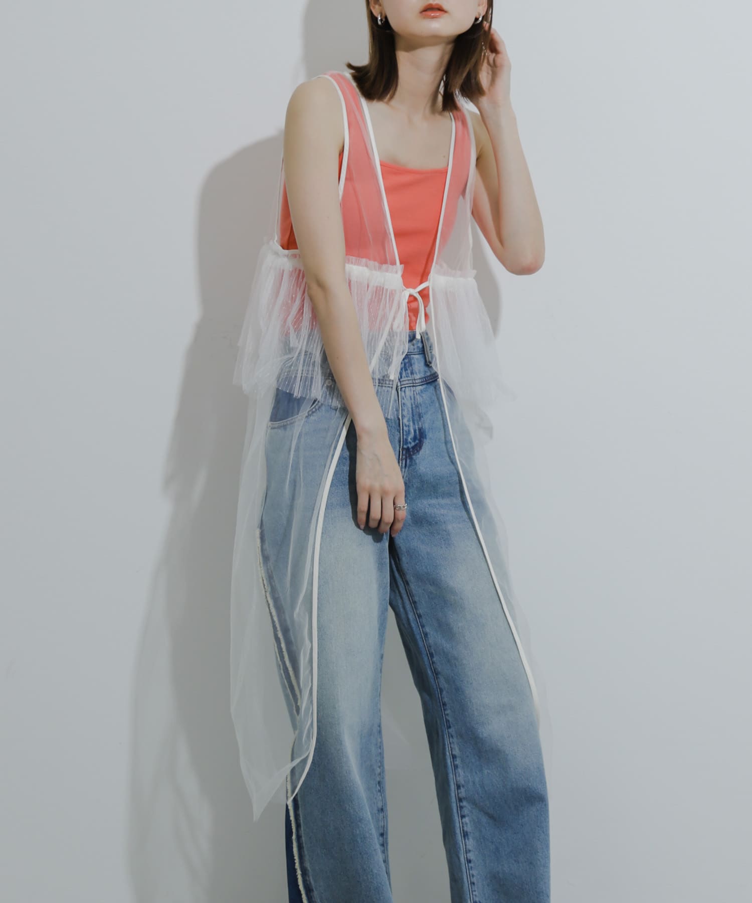 身長：169cm サイズ：one