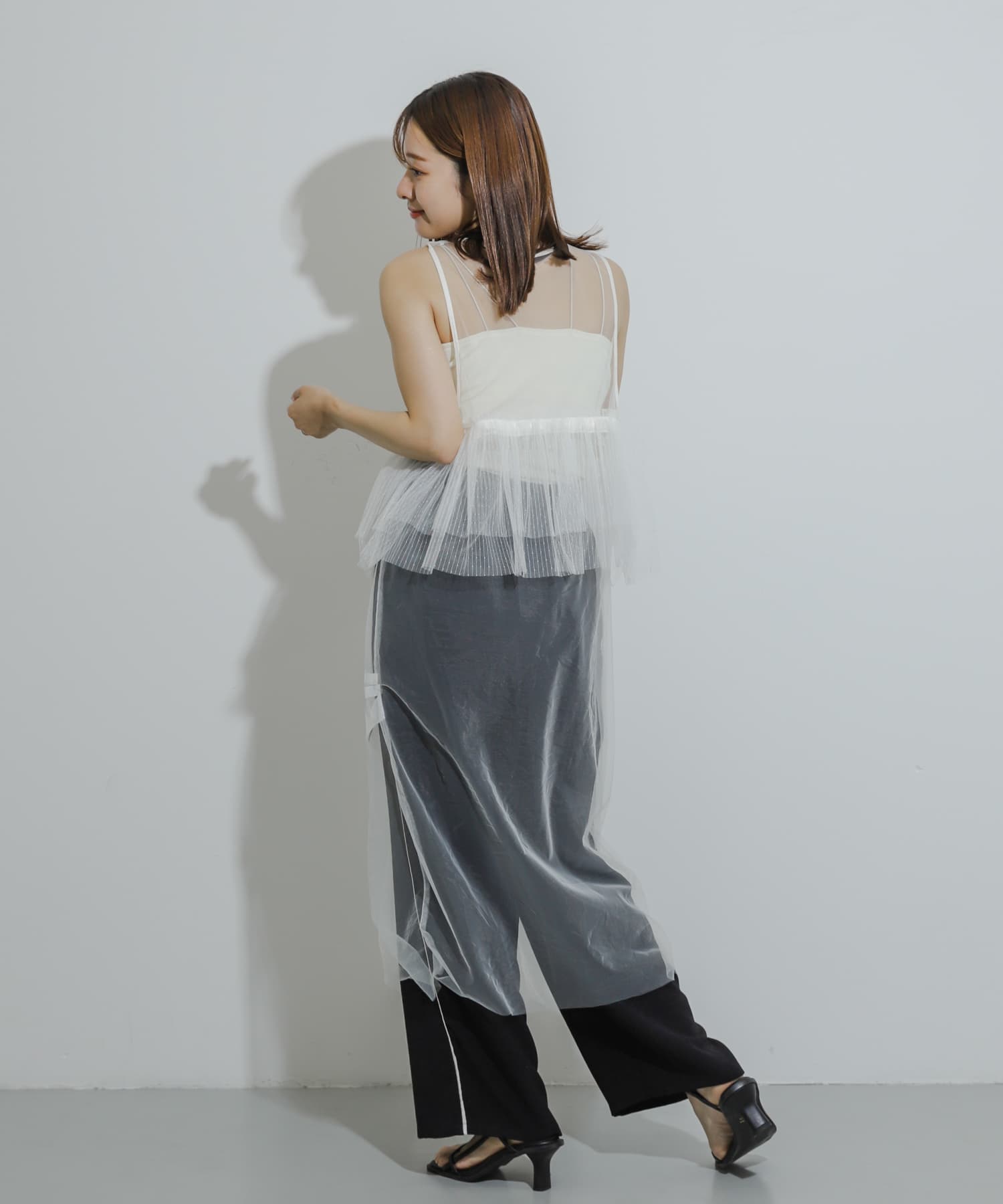 身長：155cm サイズ：one