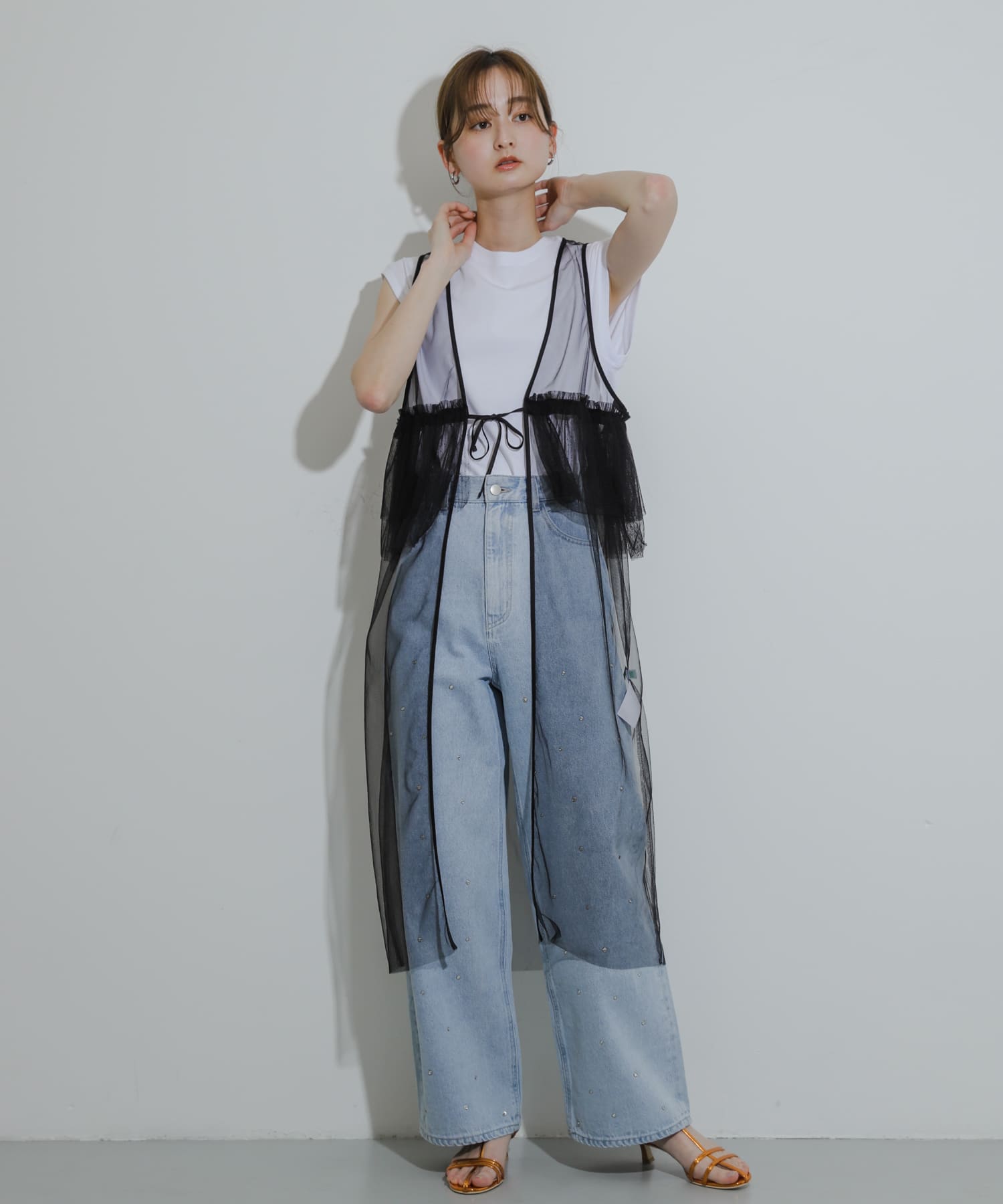 身長：169cm サイズ：one