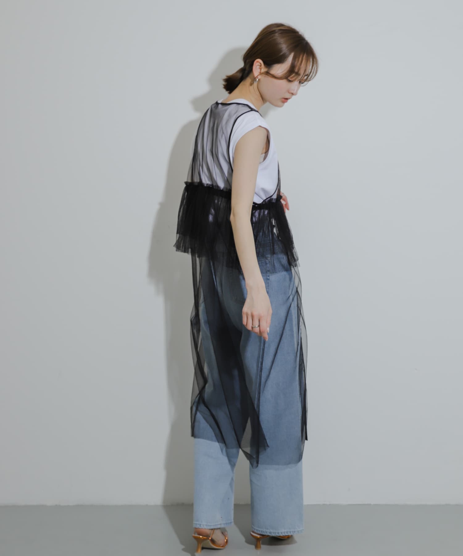 身長：169cm サイズ：one