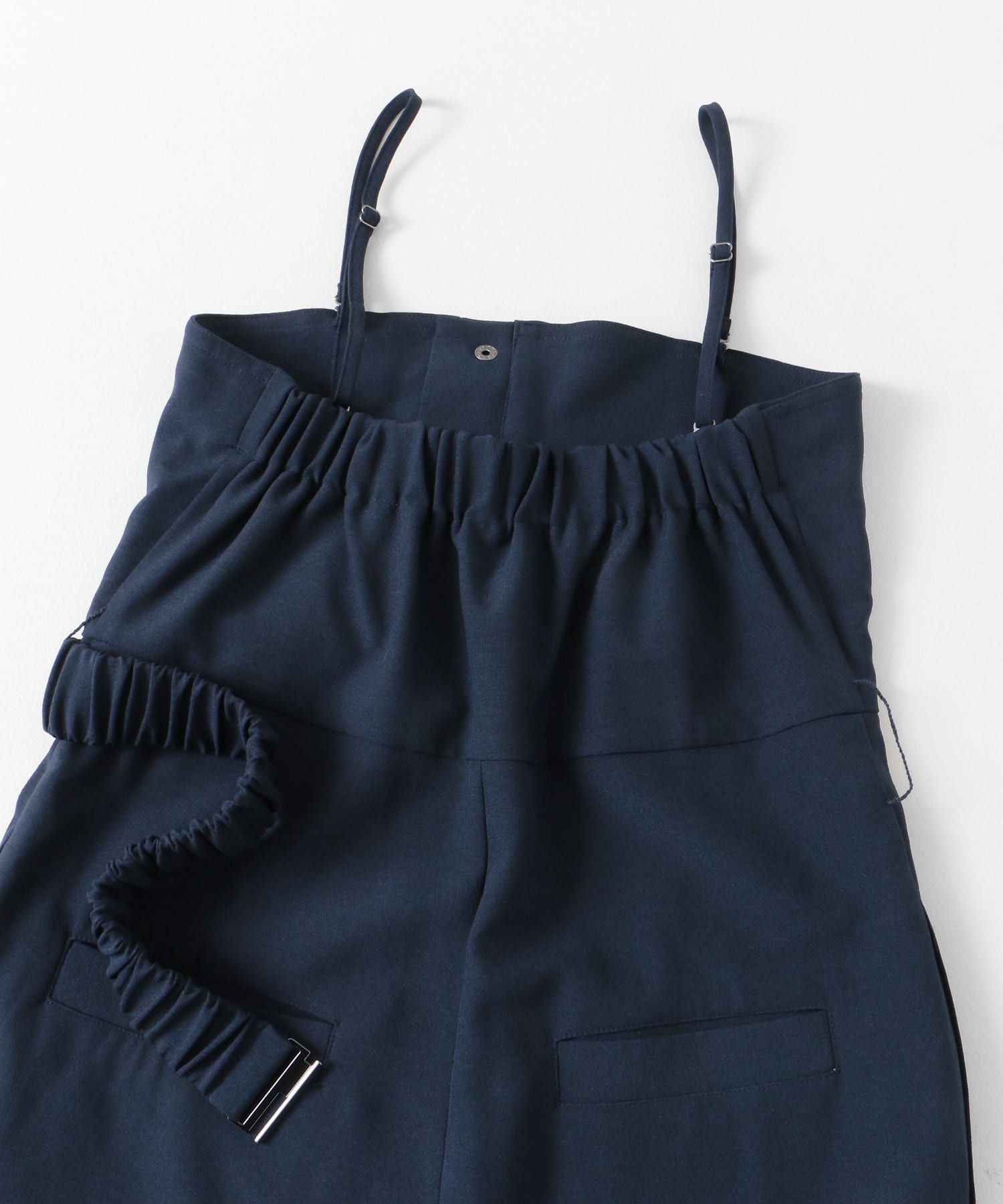 ストラップツキベルトベアパンツ NAVY S