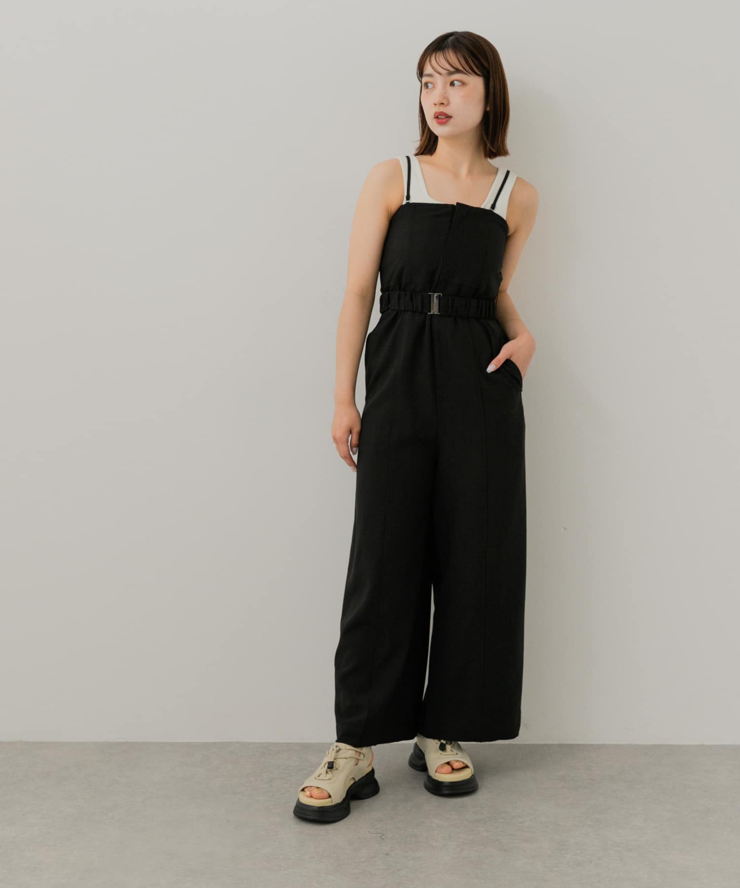 身長：158cm サイズ：one