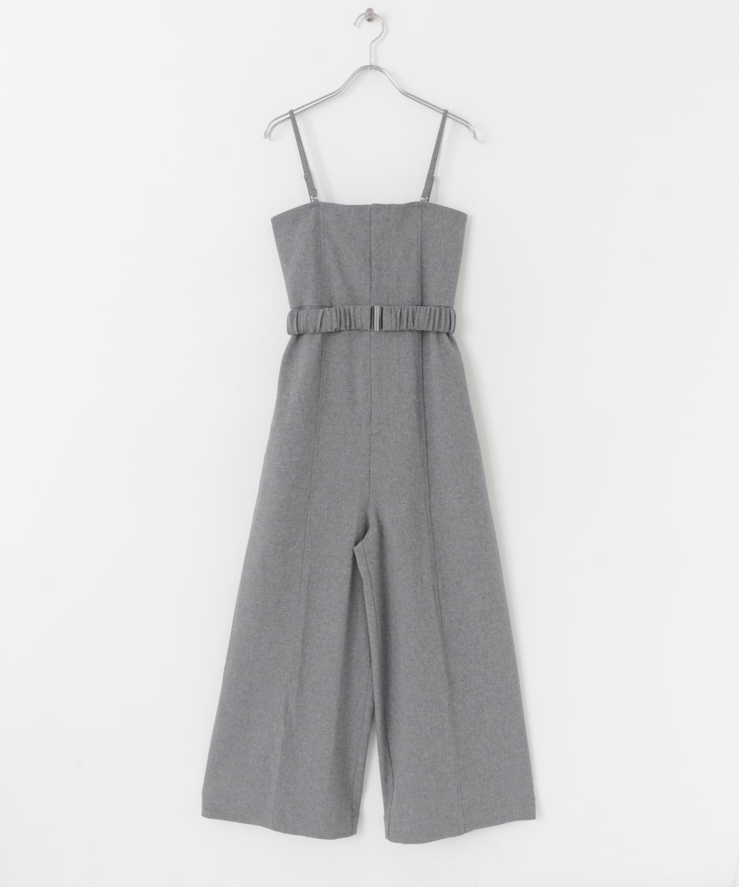 ストラップツキベルトベアパンツ GRAY S