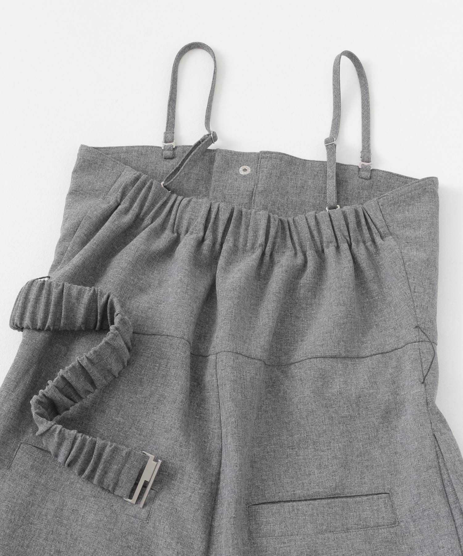 ストラップツキベルトベアパンツ GRAY S