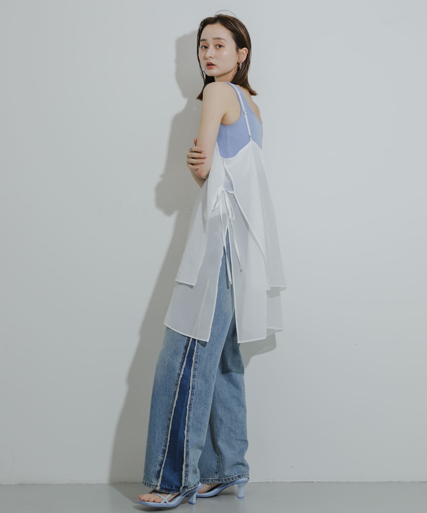 身長：169cm サイズ：one