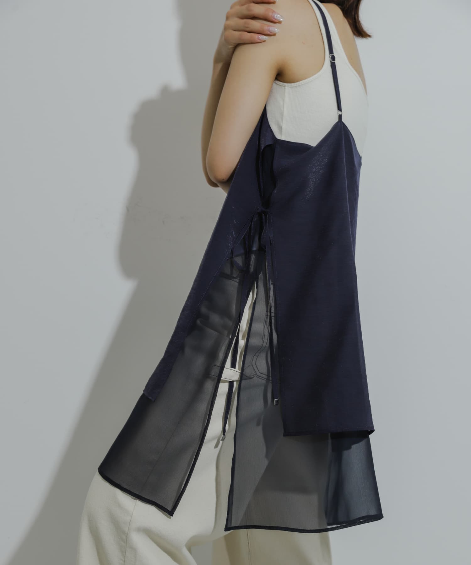 身長：158cm サイズ：one