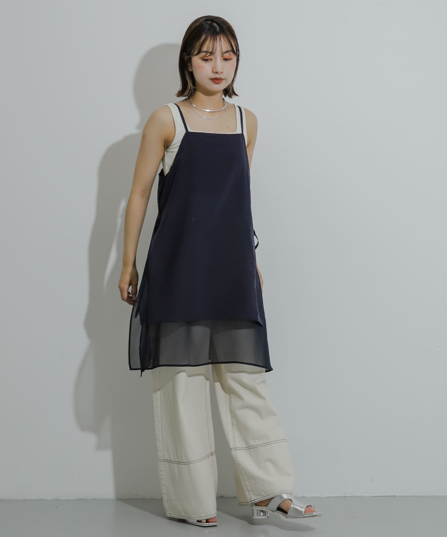 身長：158cm サイズ：one