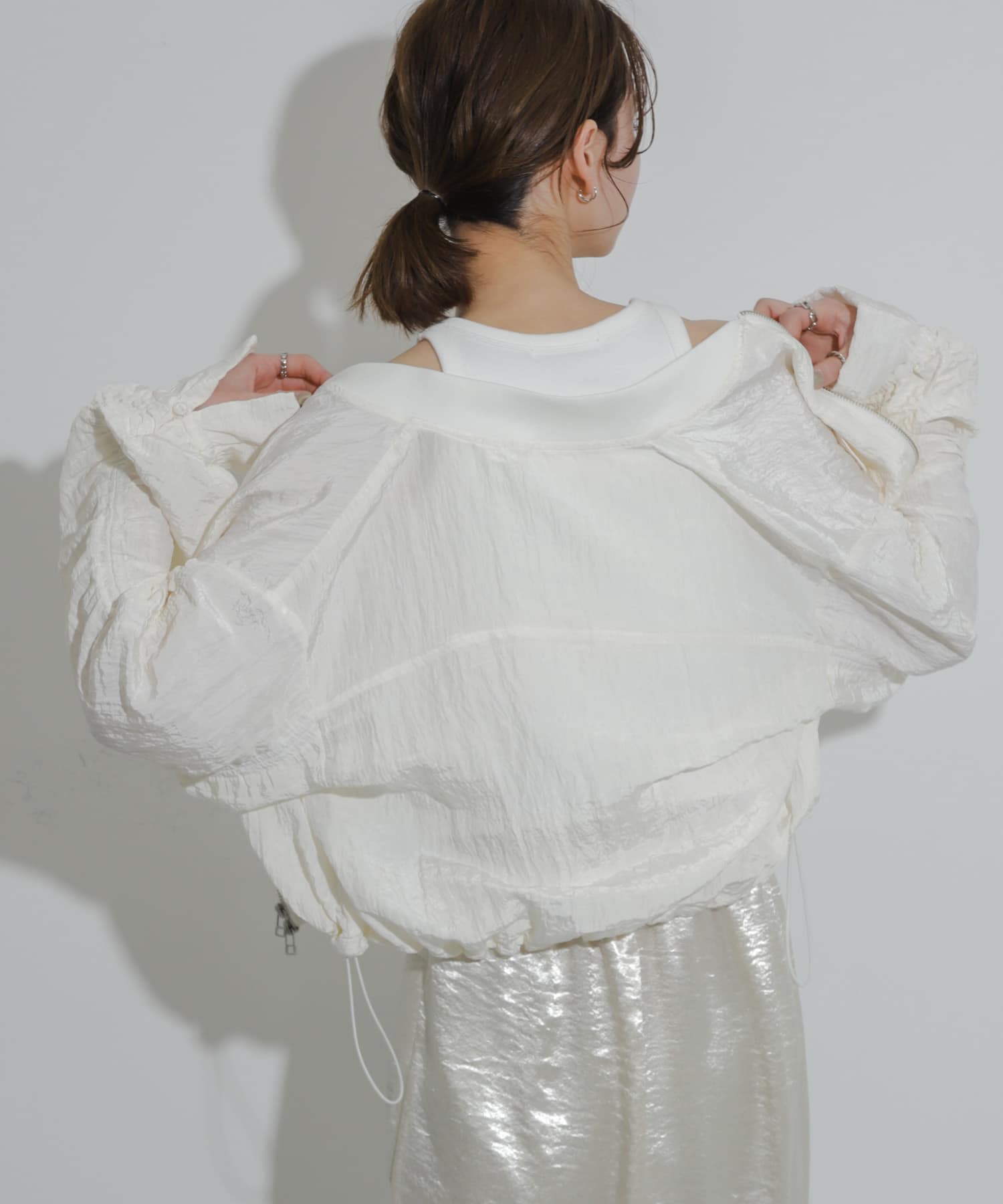 身長：169cm サイズ：one