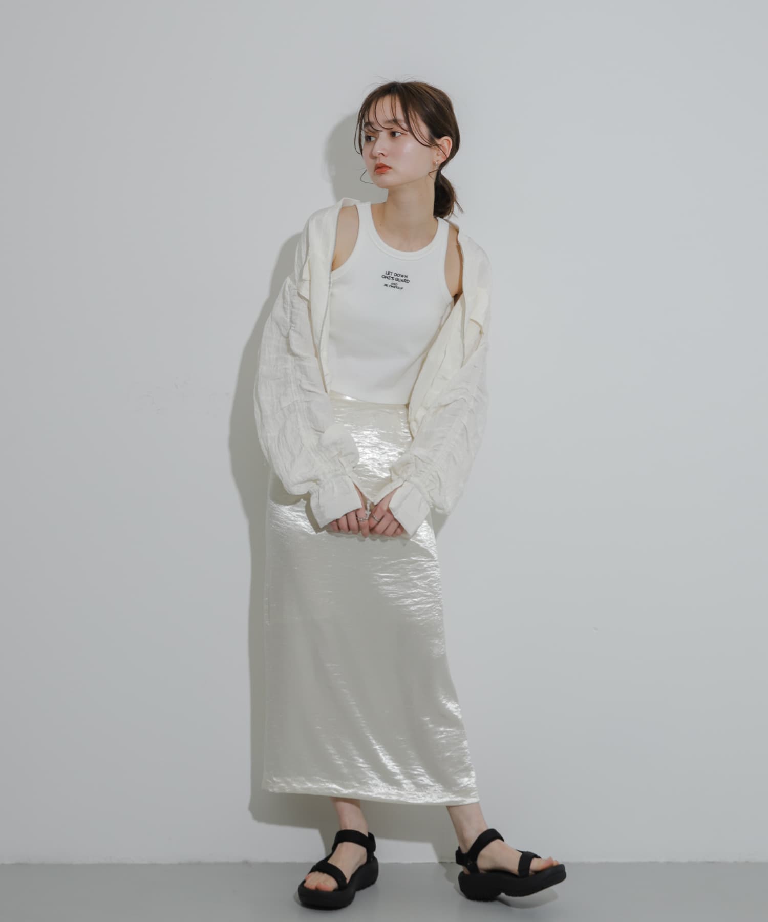 身長：169cm サイズ：one