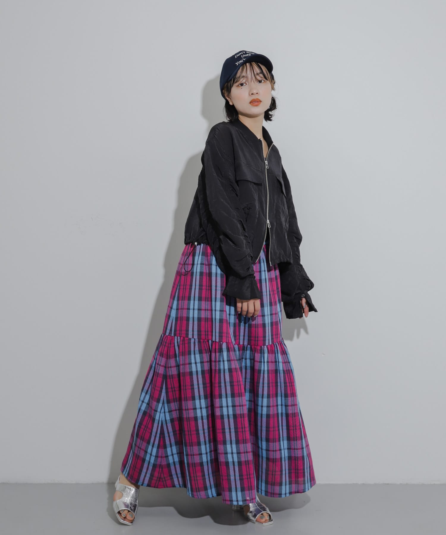 身長：158cm サイズ：one