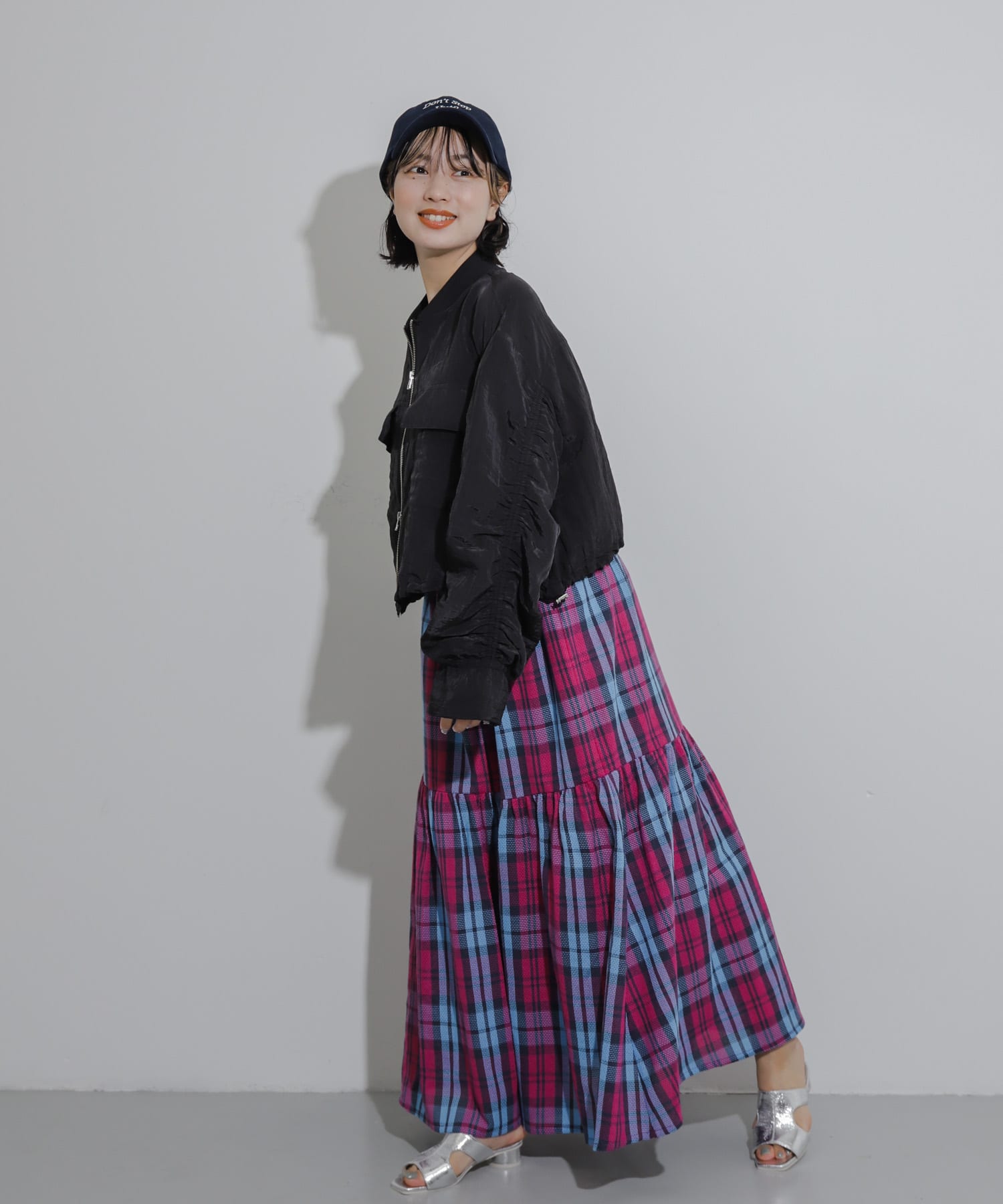 身長：158cm サイズ：one