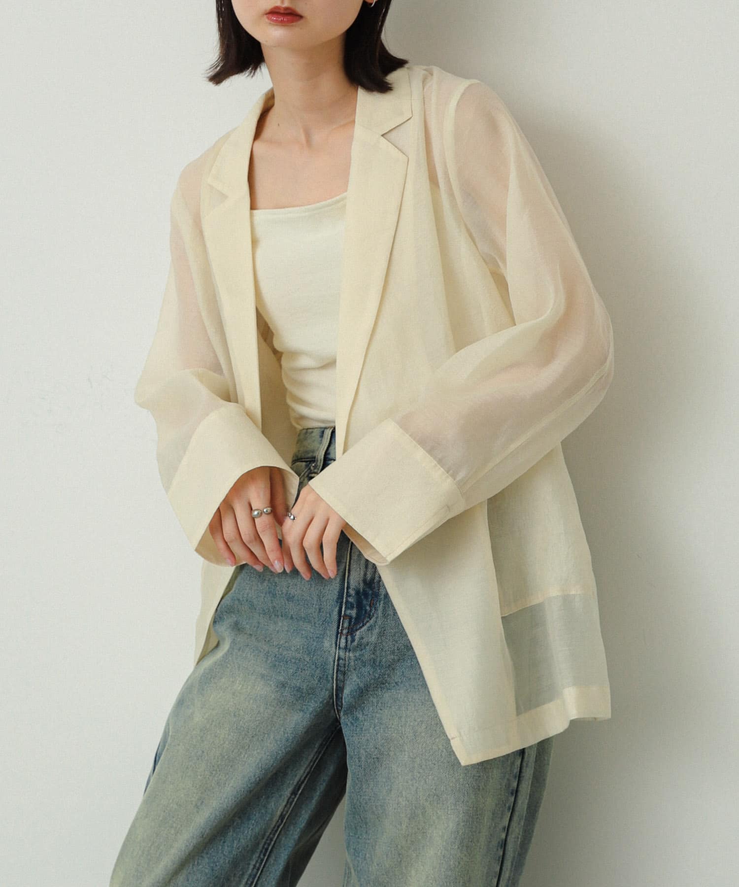 身長：169cm サイズ：one