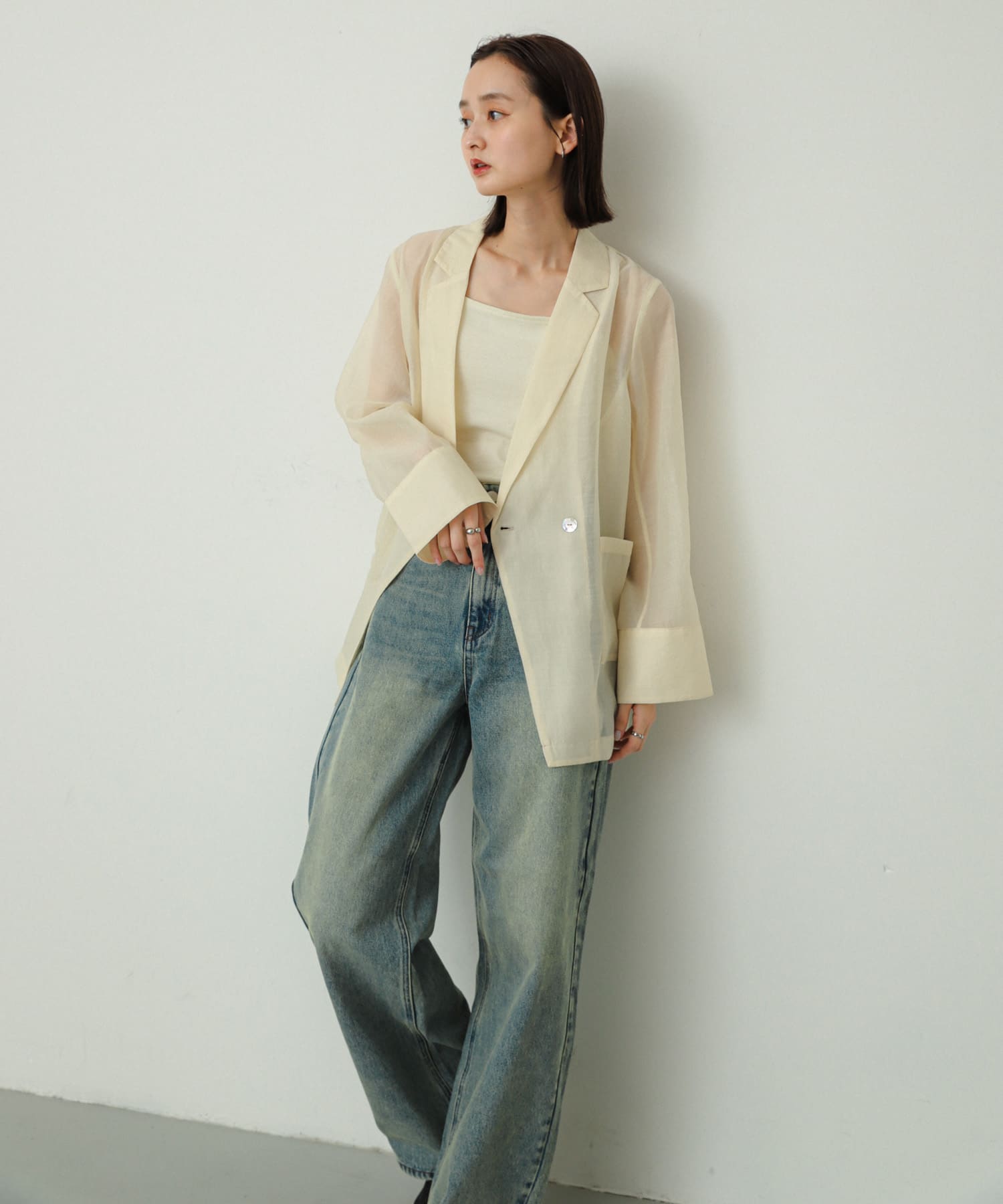 身長：169cm サイズ：one