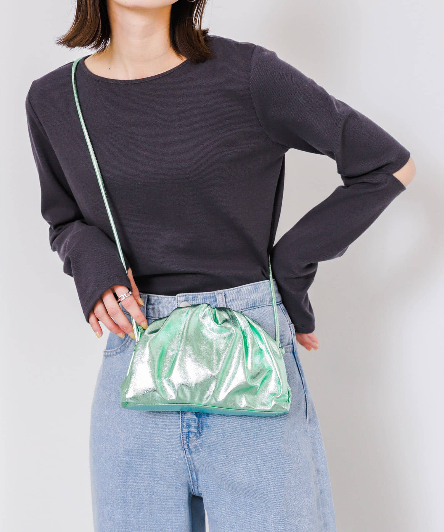 マンドゥーショルダーバッグ MINT one