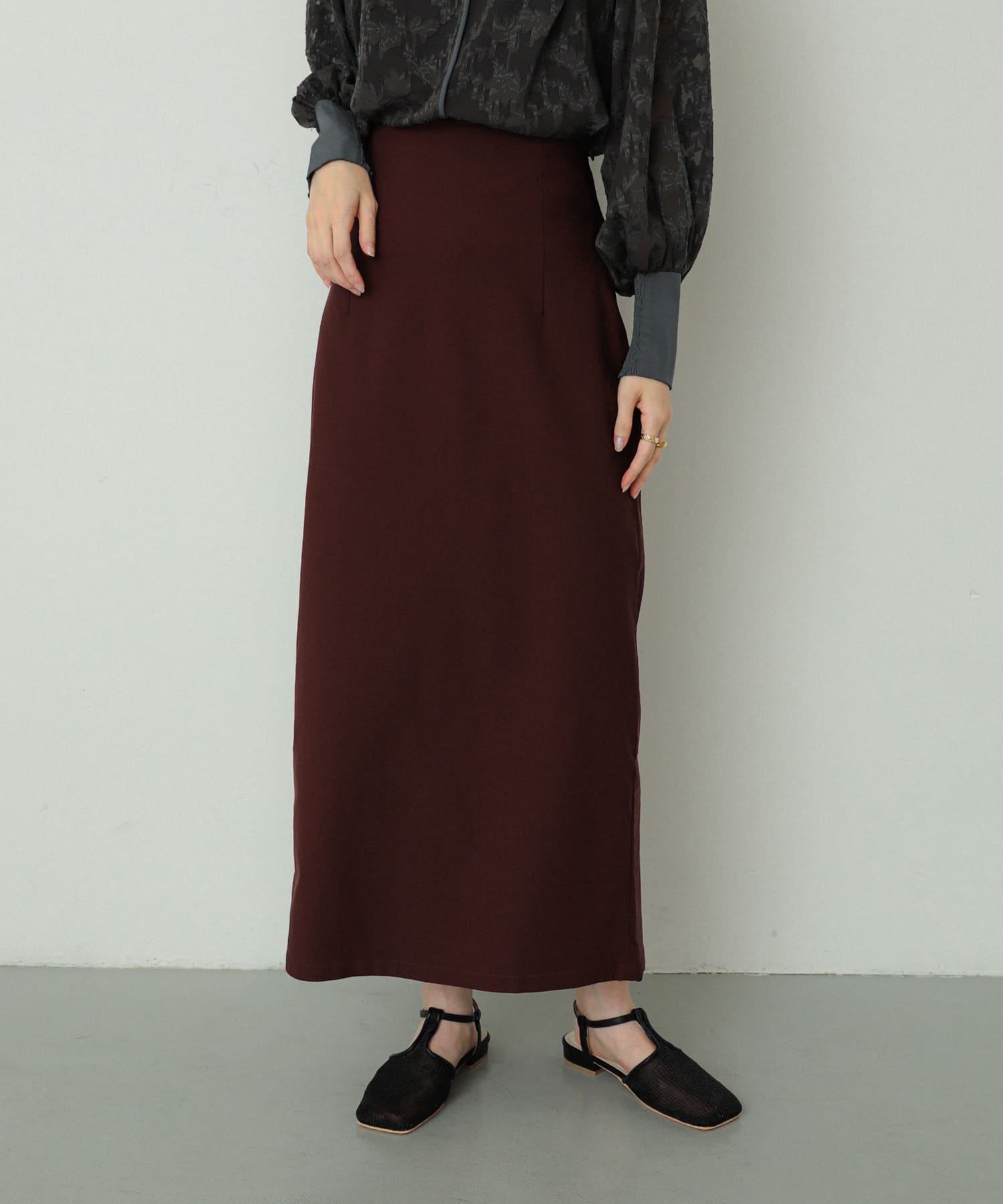 Tストラップメッシュサンダル BLACK S