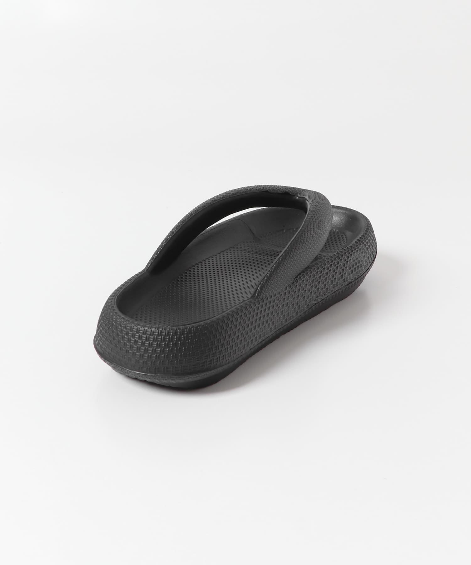 『WEB限定』トングクッションサンダル BLACK 24