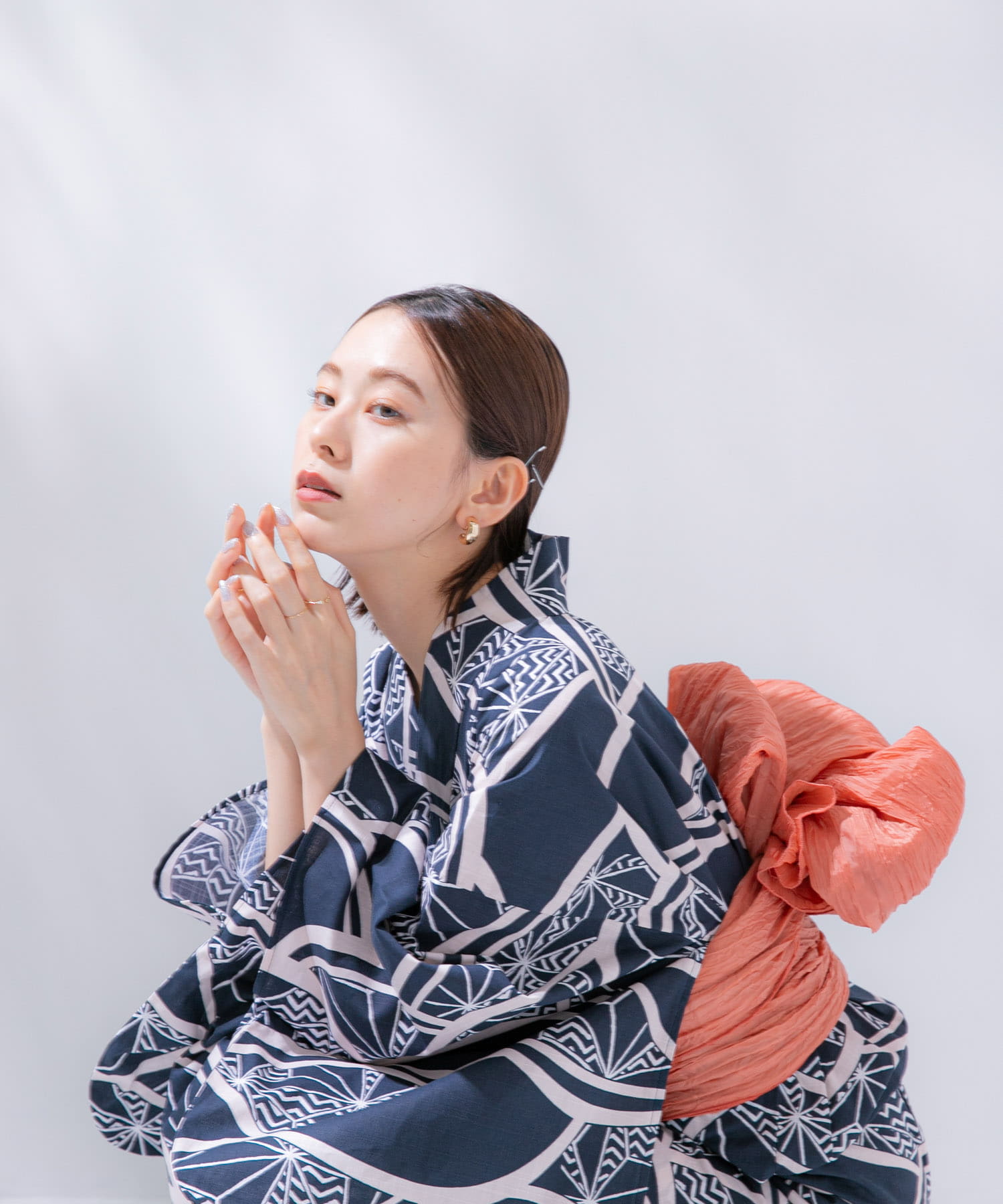 身長：165cm サイズ：one