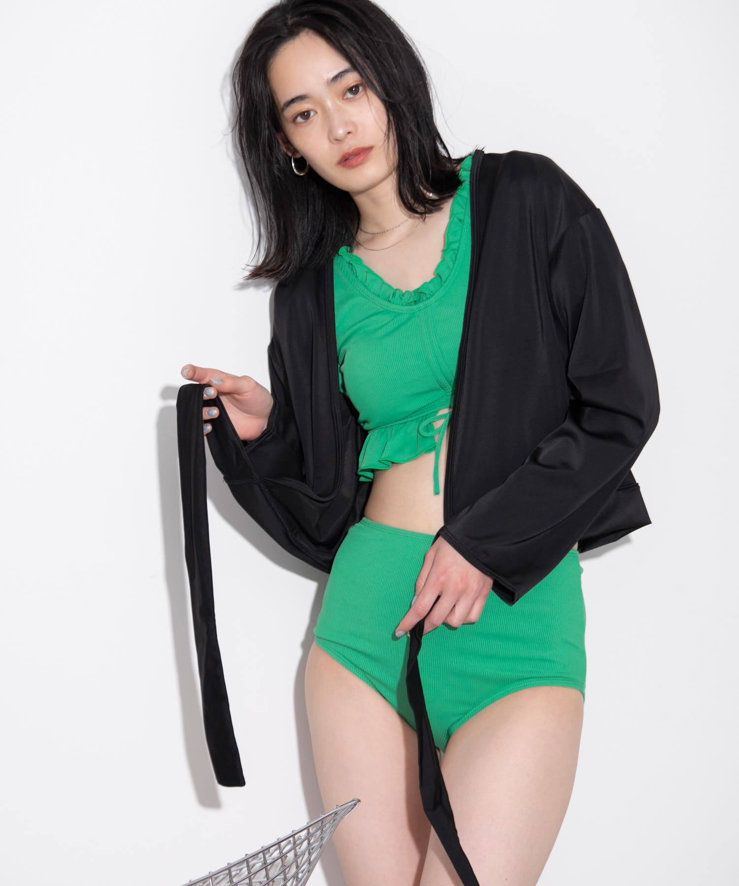 身長：168cm サイズ：one