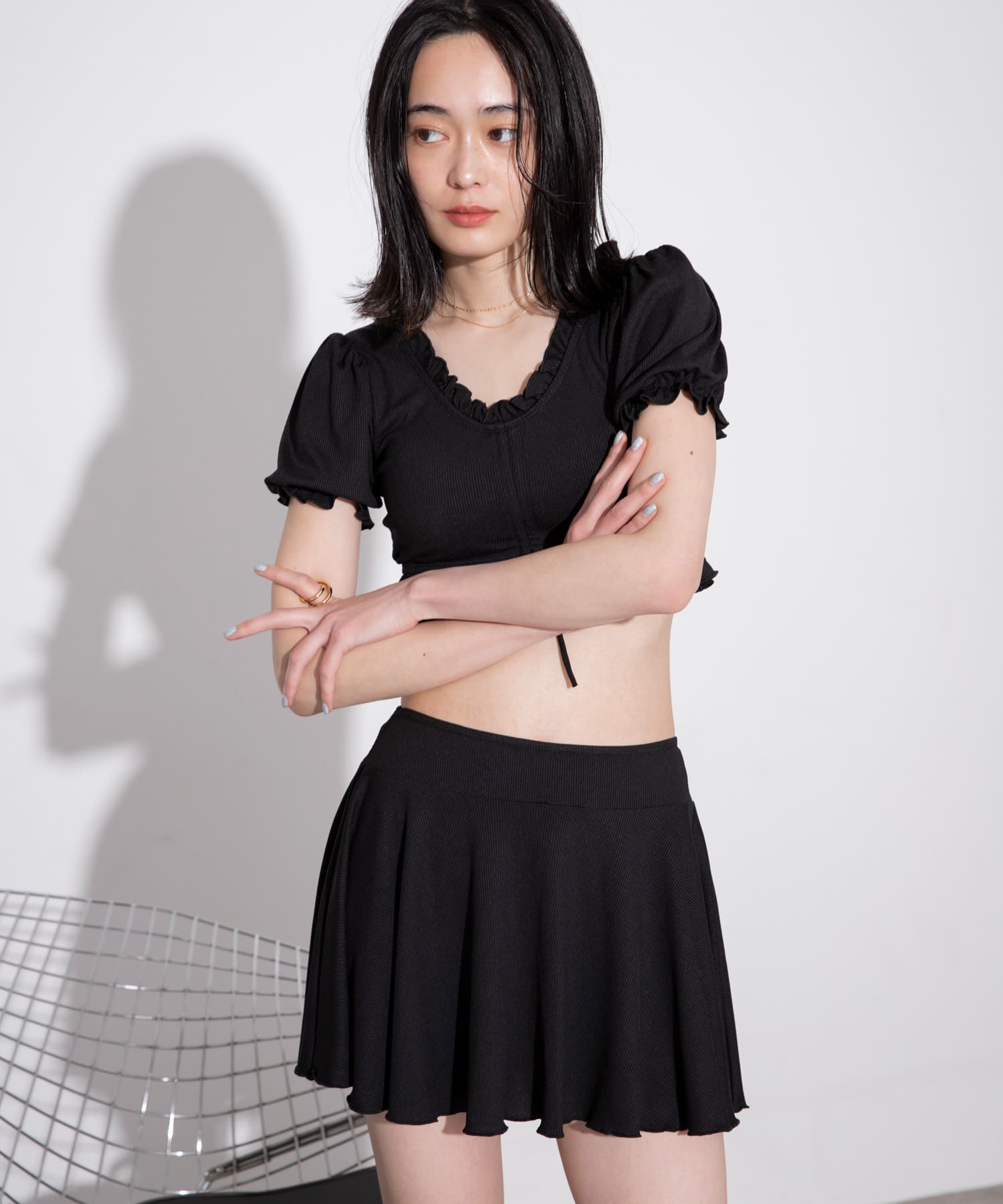 身長：168cm サイズ：one