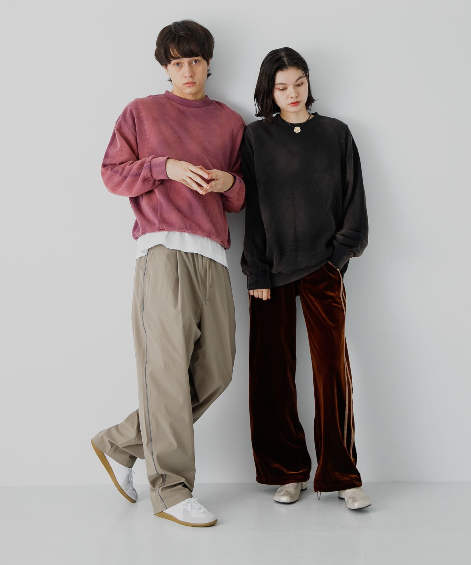 身長：184cm サイズ：L / 身長：168cm サイズ：L