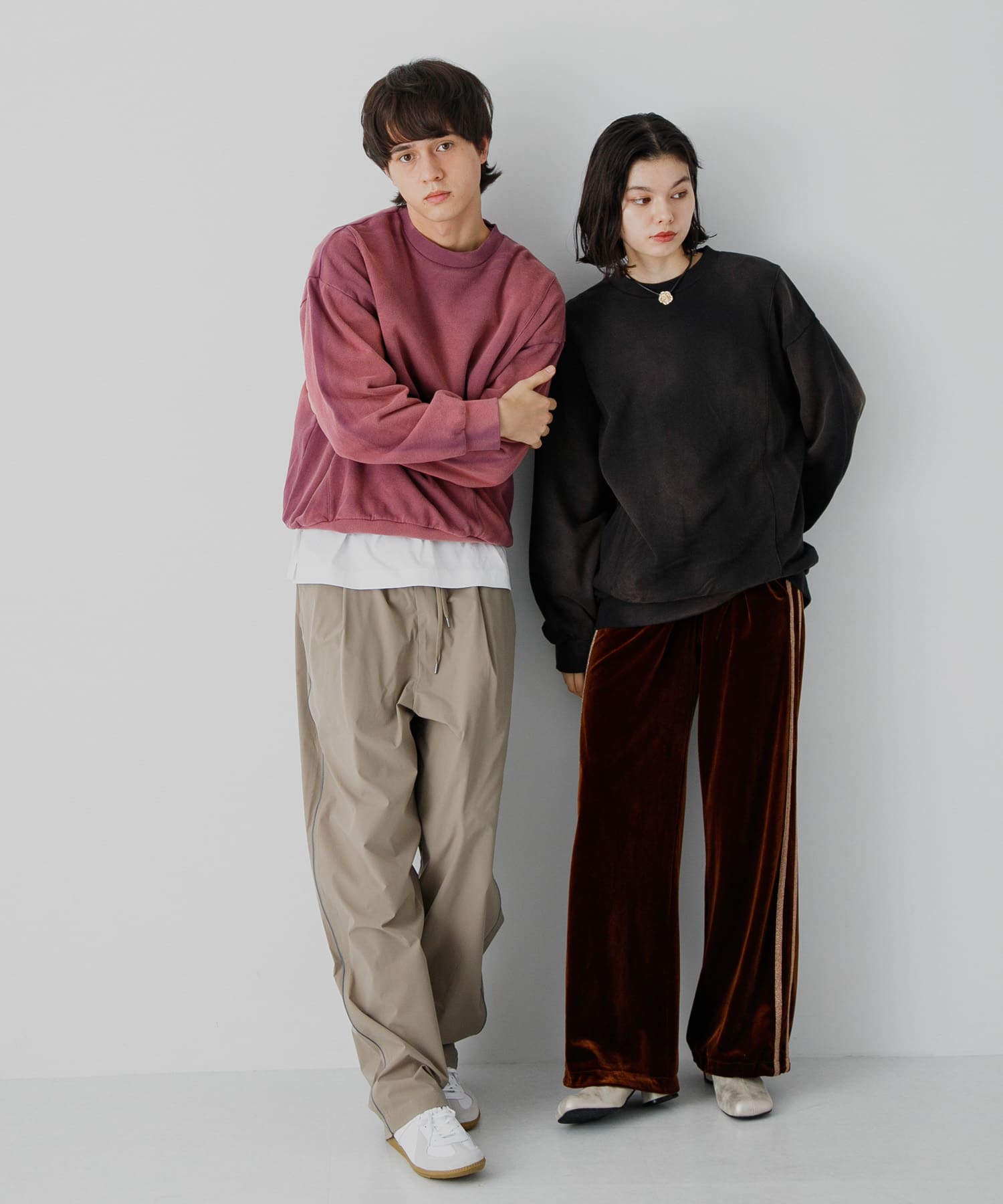 身長：184cm サイズ：L / 身長：168cm サイズ：L
