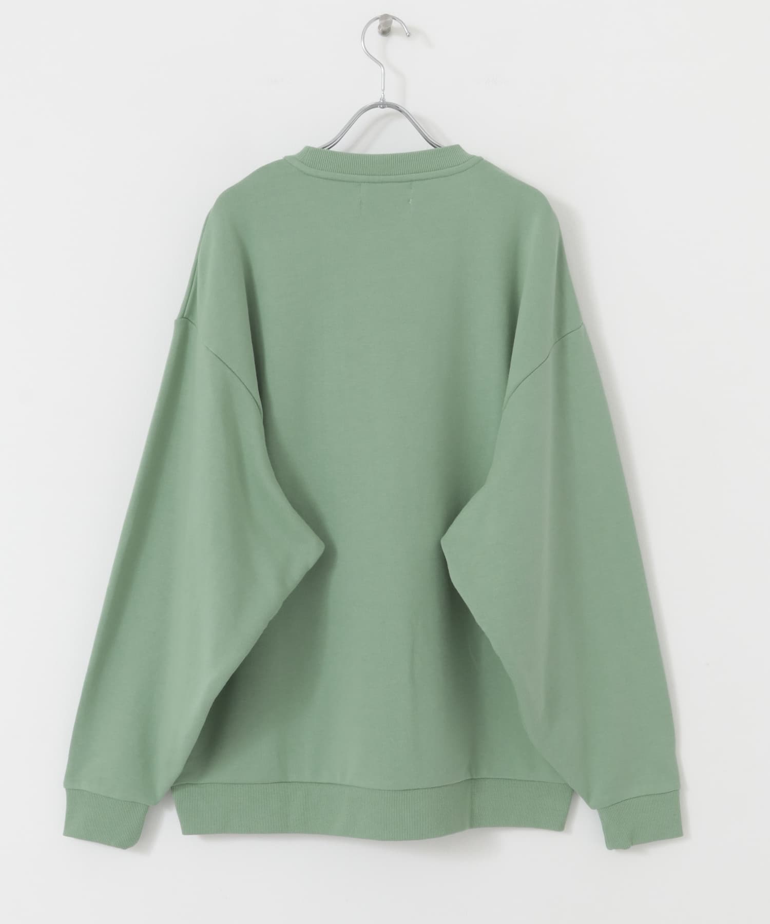 『別注』TeddyBear×SENSE OF PLACE　テディベアクルーネックスウェット MINT M