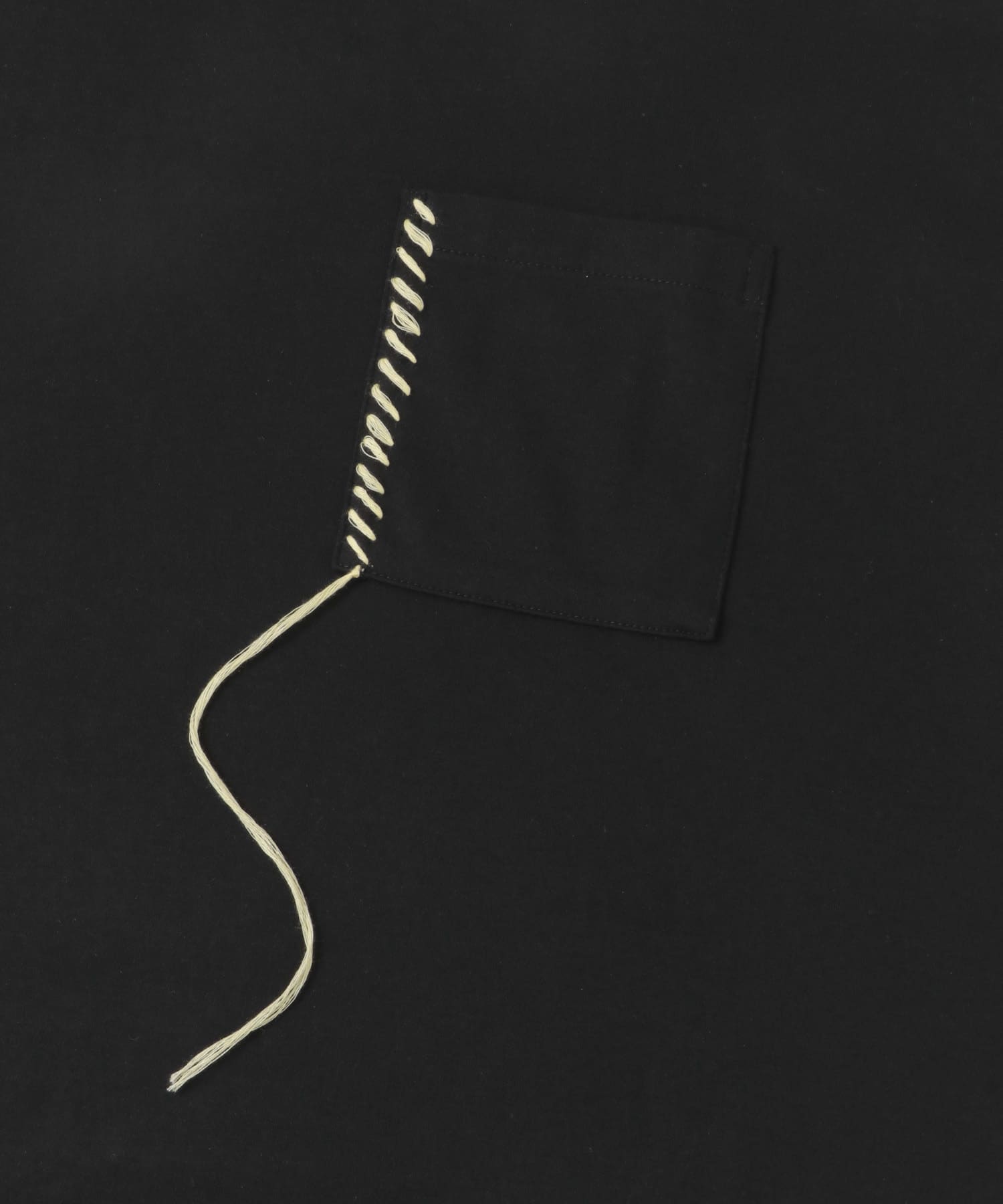 ハンドステッチルーズTシャツ BLK×YEL M