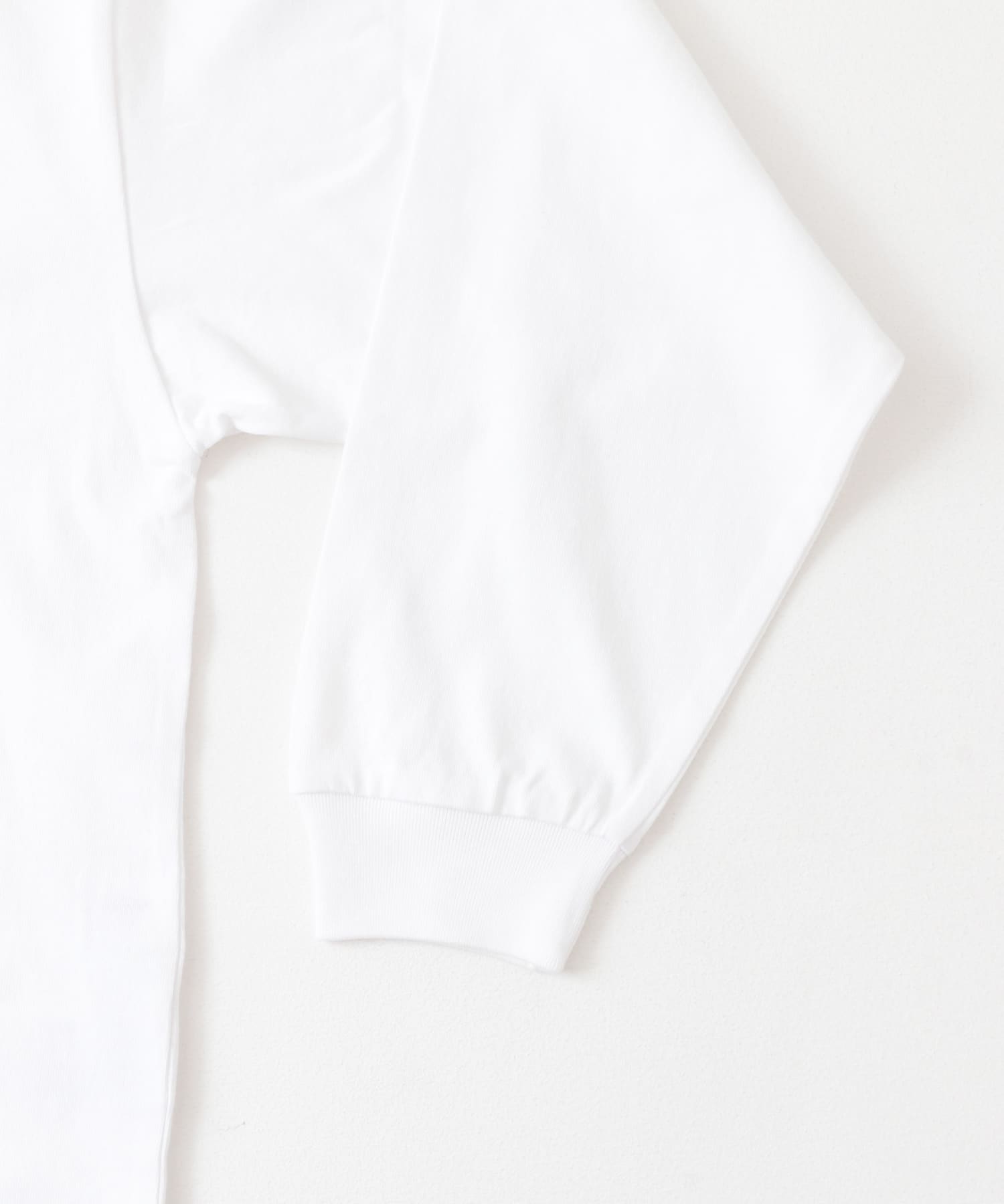 『別注』BASQUIAT×SENSE OF PLACE　ロゴロングスリーブTシャツ WHITE M
