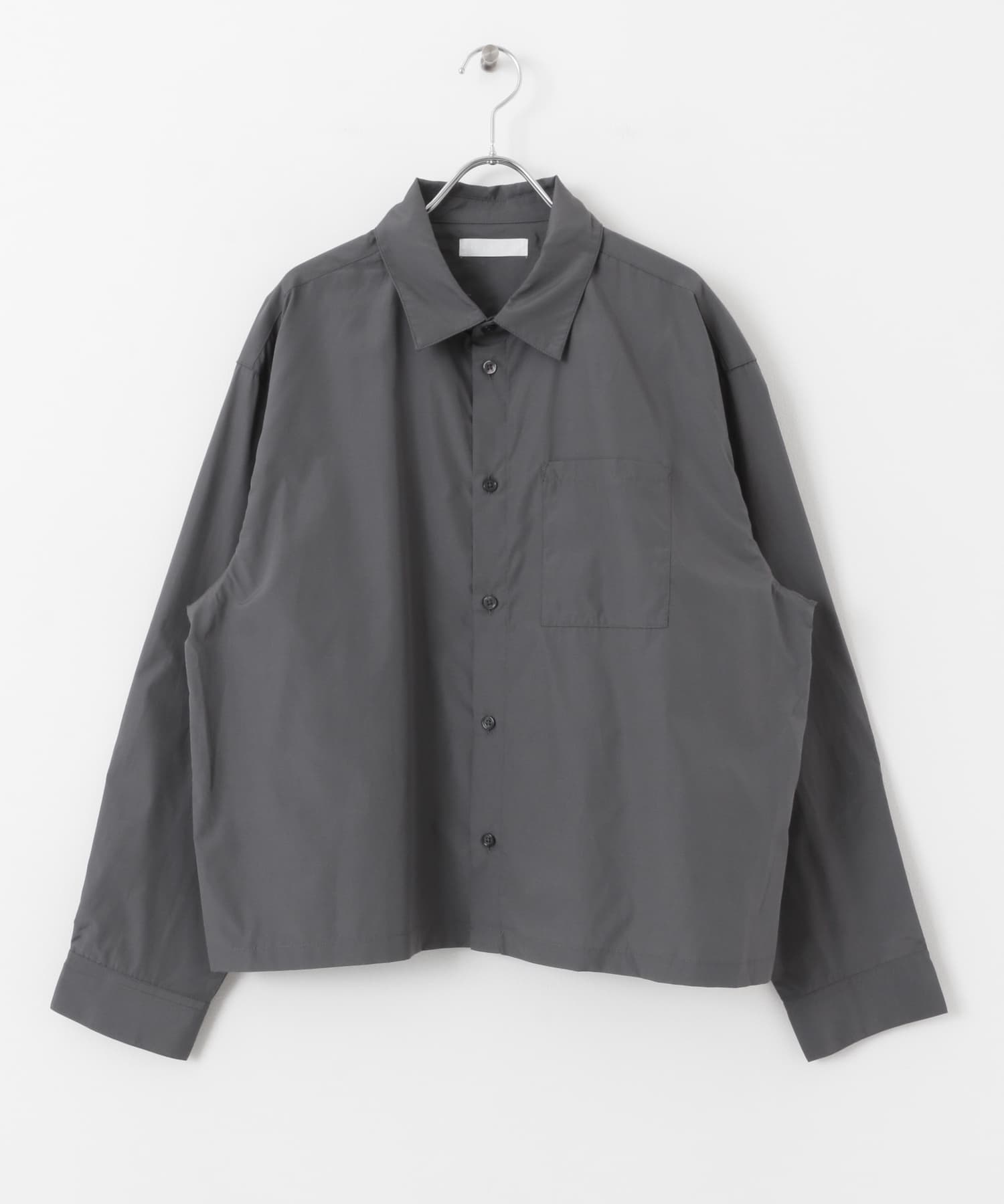 『ユニセックス』アソートボクシーシャツ CHARCOAL M