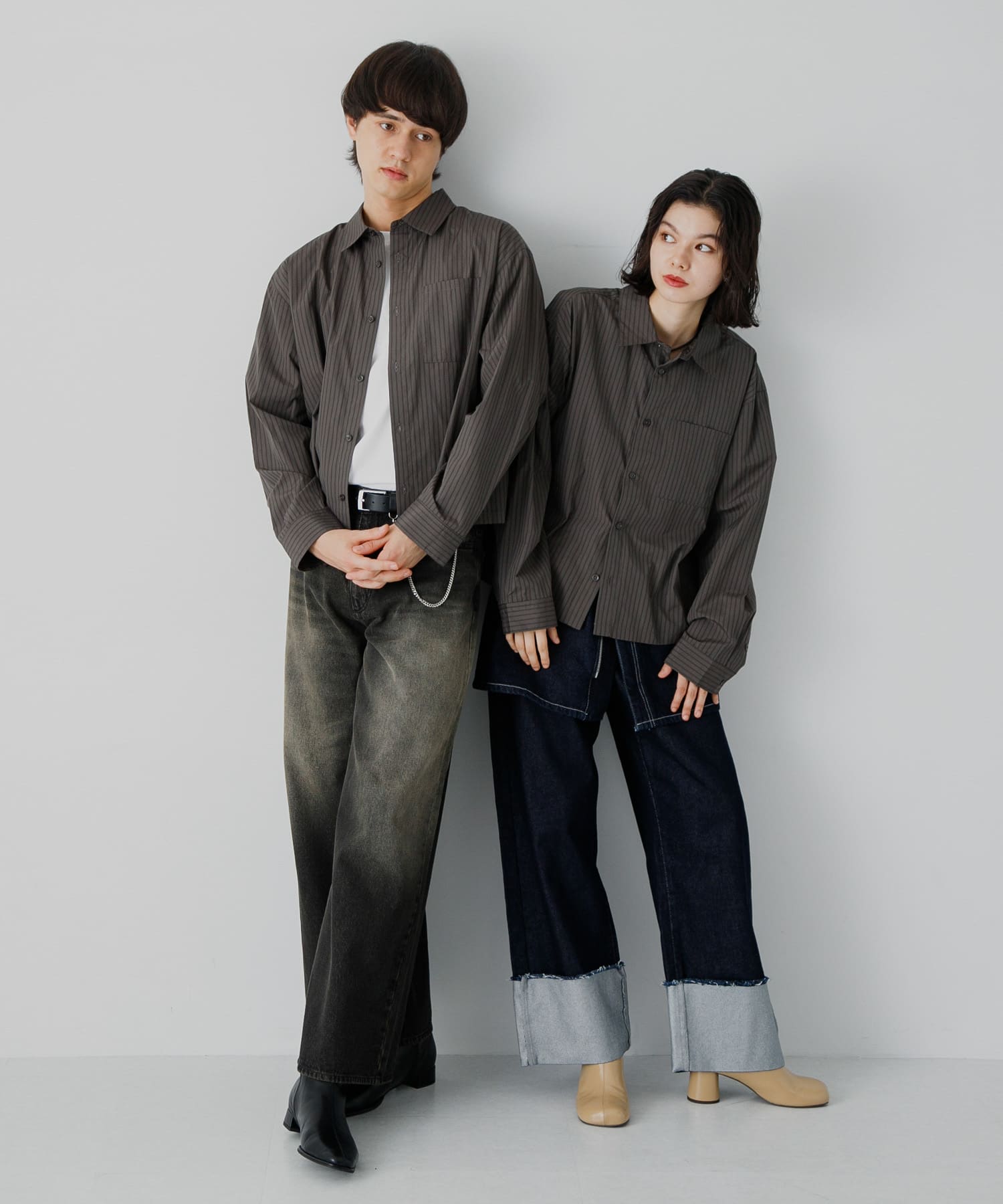 身長：184cm サイズ：L / 身長：168cm サイズ：M