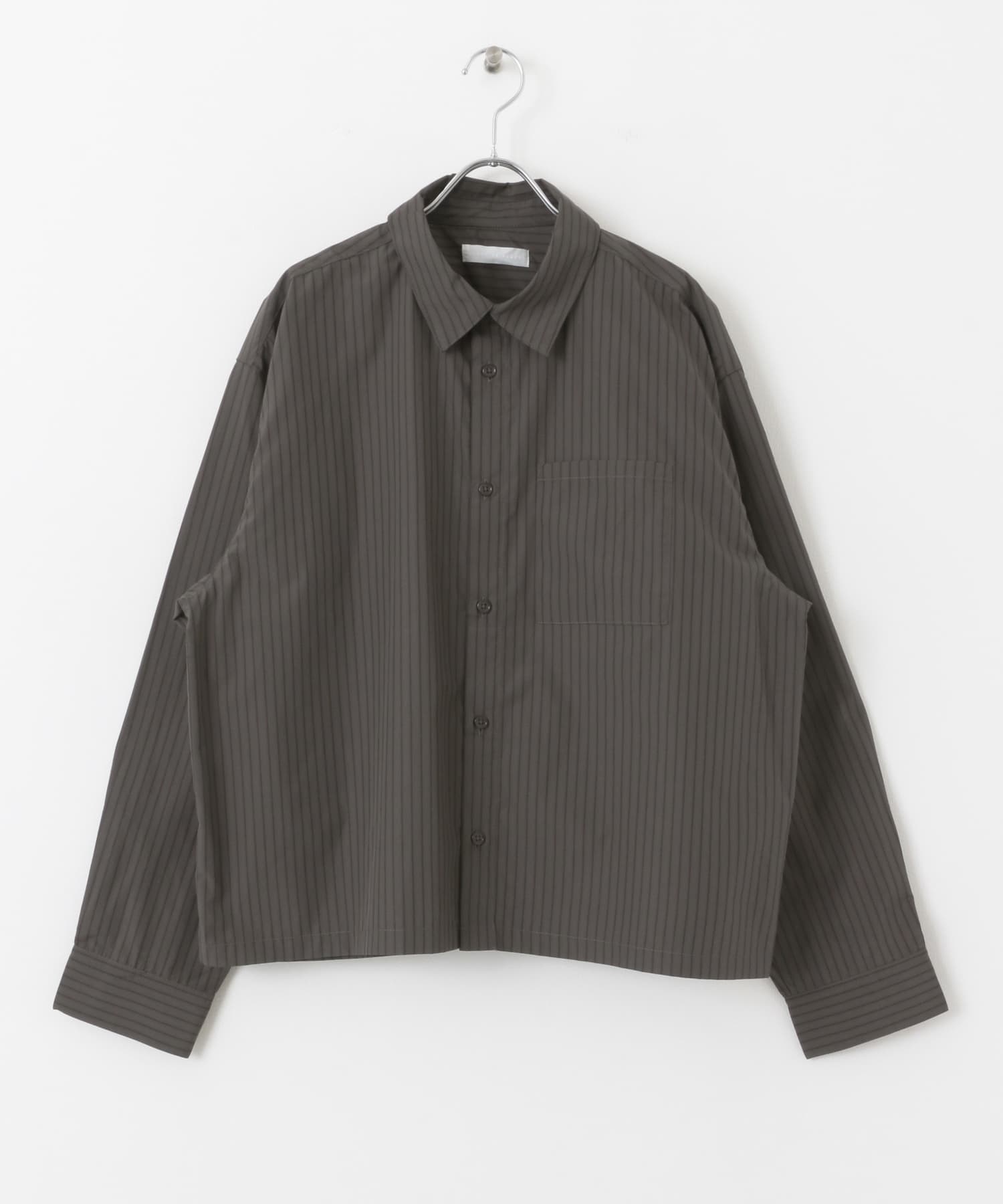 『ユニセックス』アソートボクシーシャツ BRW STRIPE M