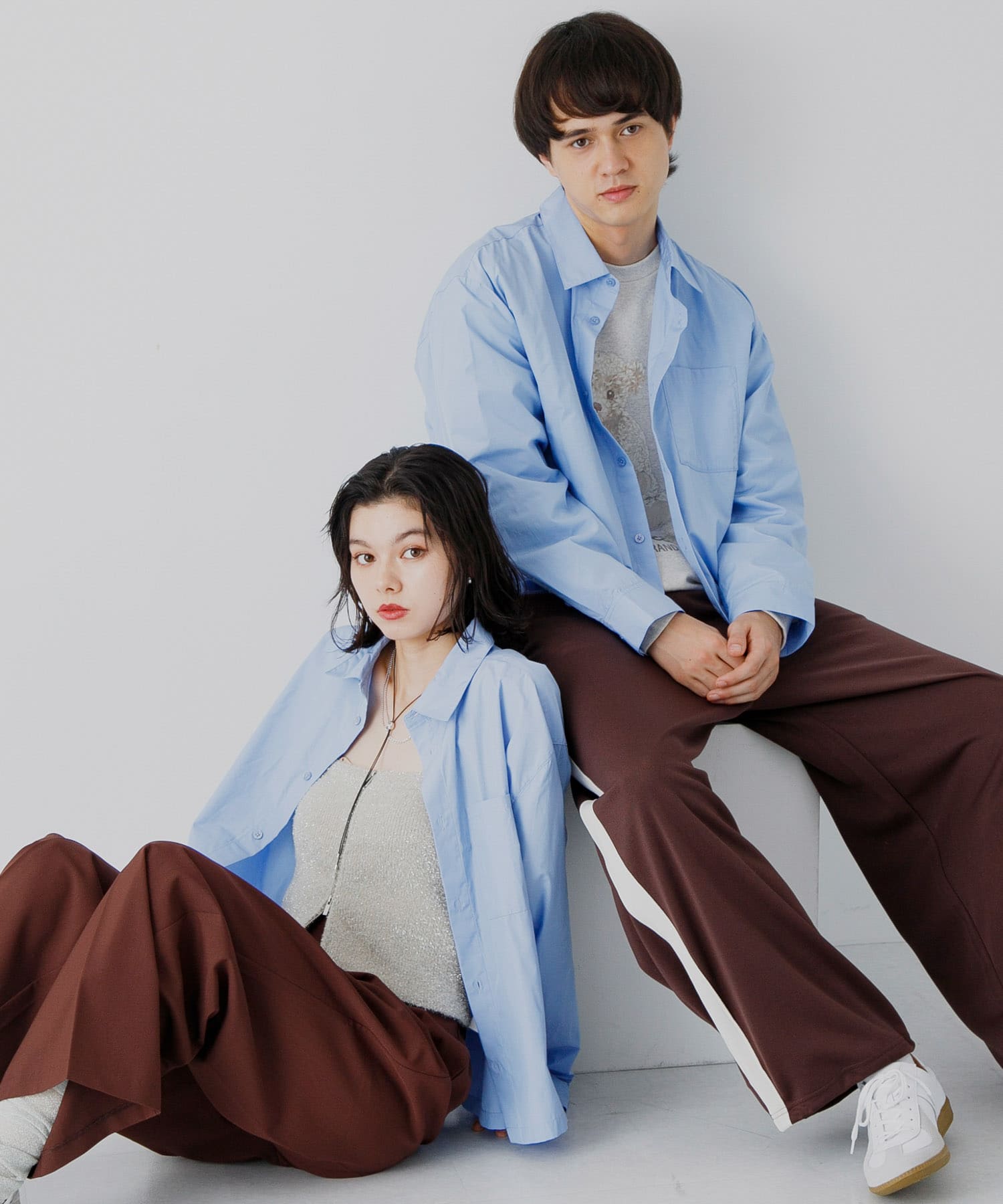 身長：184cm サイズ：L / 身長：168cm サイズ：M