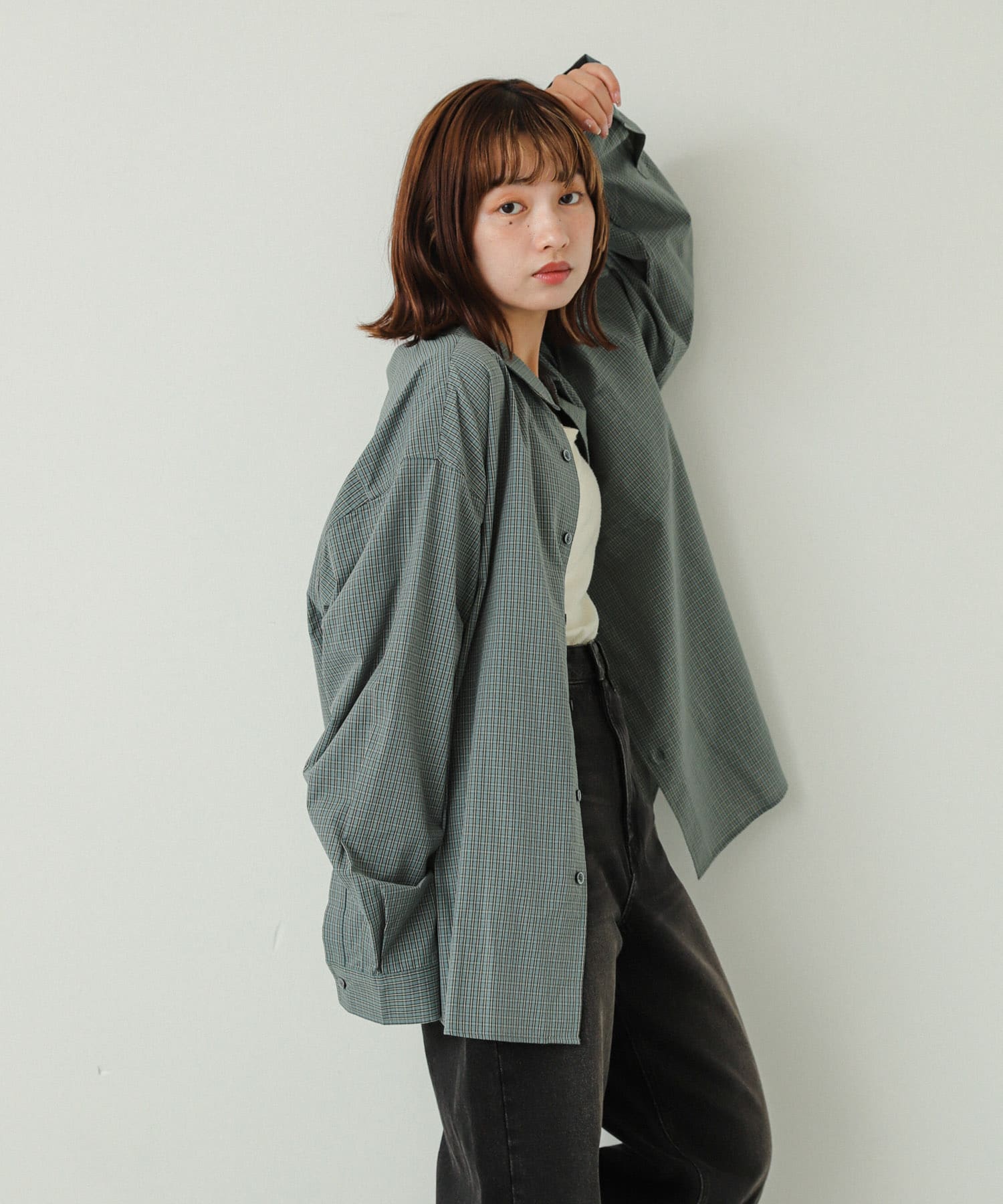 身長：158cm サイズ：L