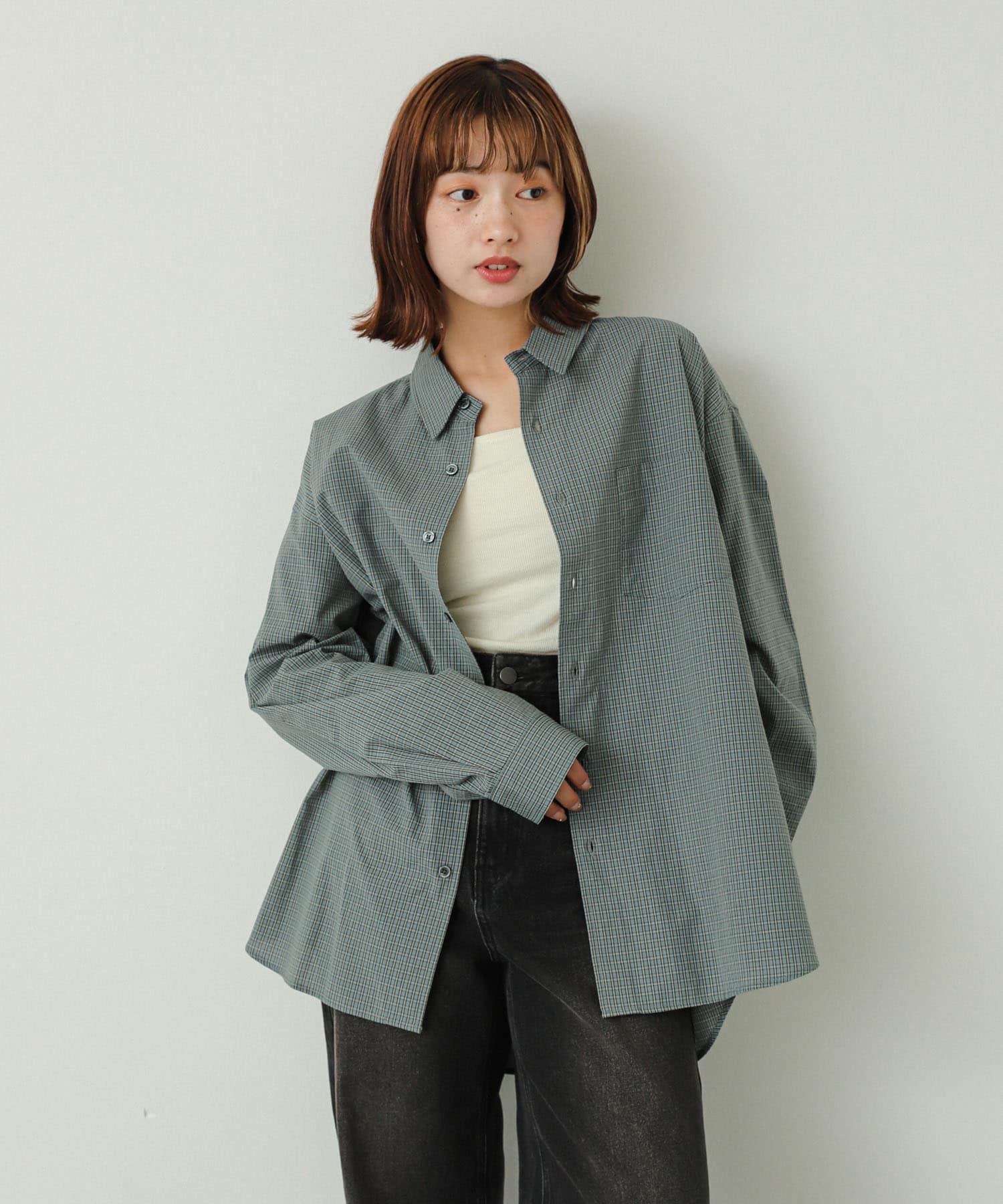 身長：158cm サイズ：L