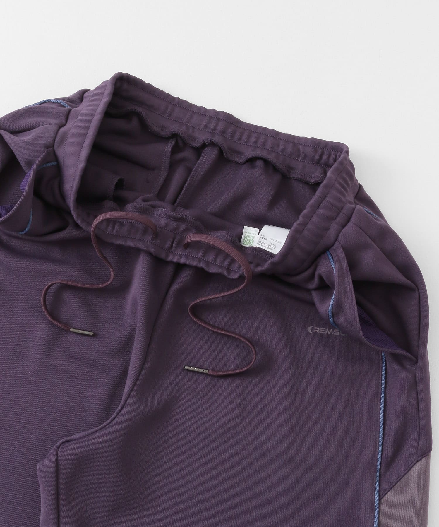 ブロックドトラックジャージラインパンツ PURPLE M