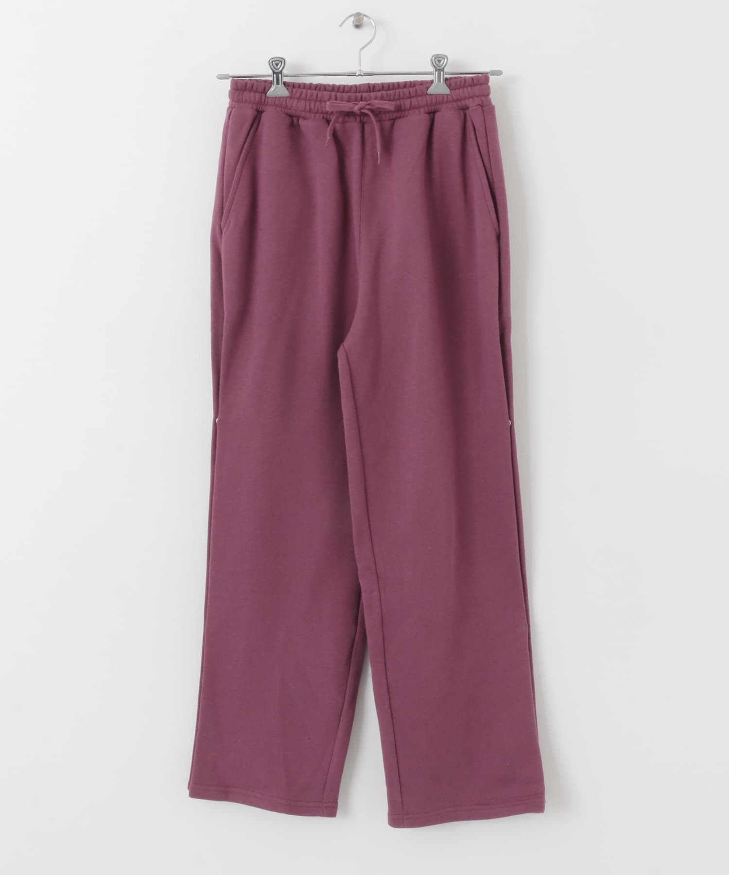 サイドスナップスウェットパンツ PINK M