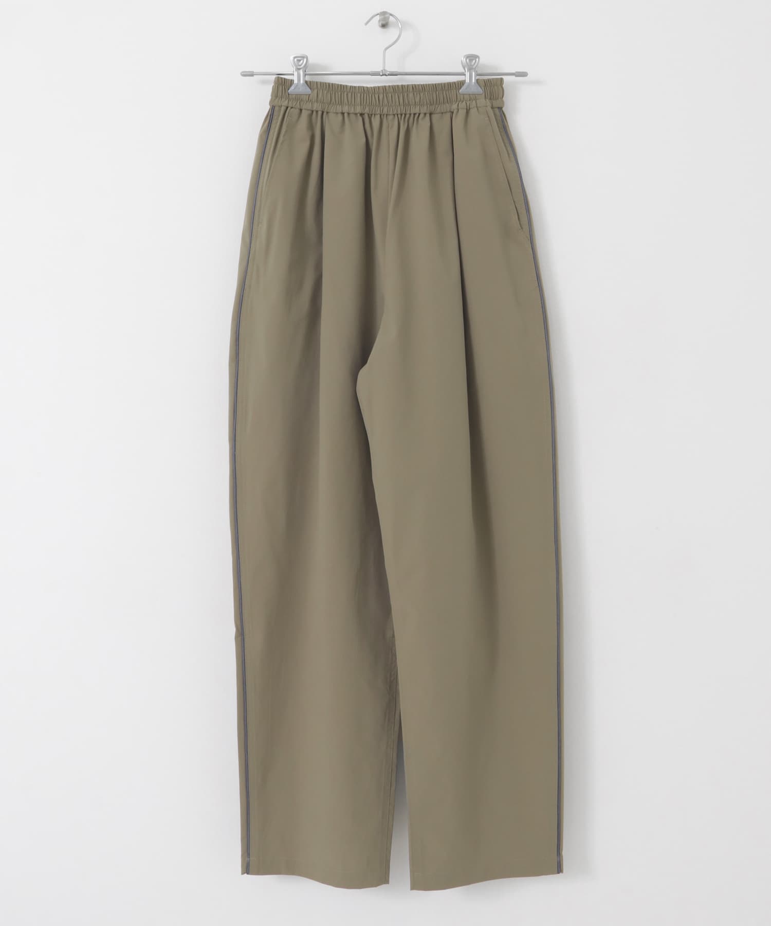 『セットアップ対応』パイピングトラックパンツ BEIGE M
