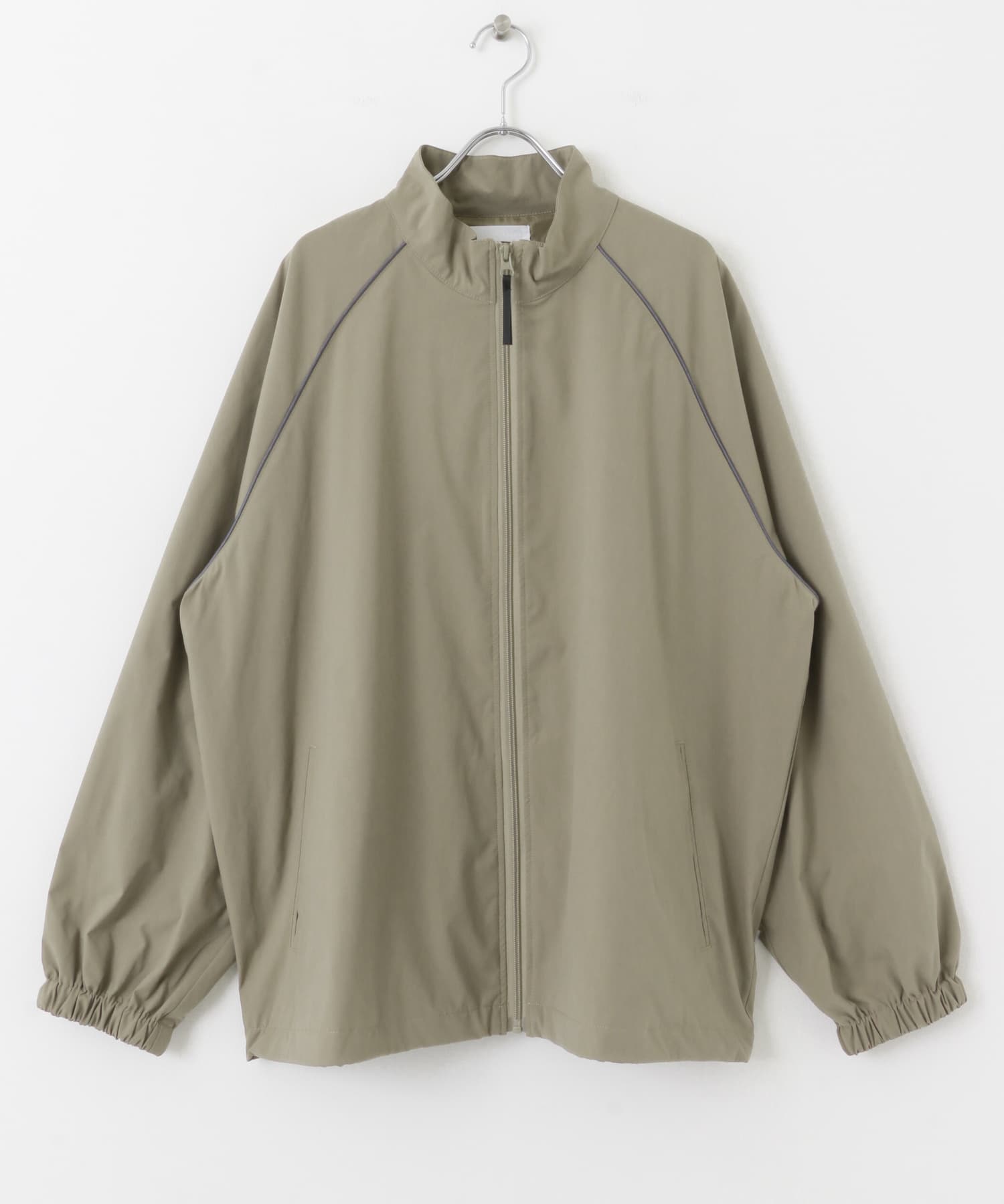 『セットアップ対応』パイピングスタンドブルゾン BEIGE M