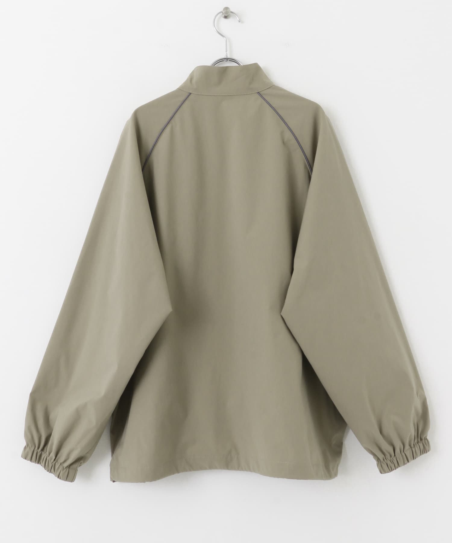 『セットアップ対応』パイピングスタンドブルゾン BEIGE M
