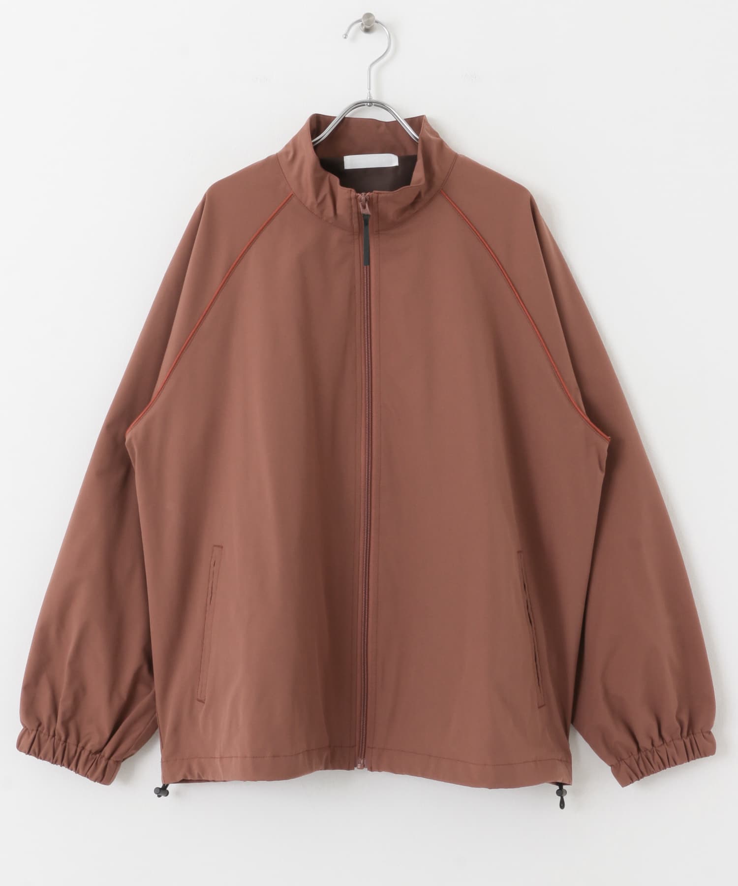 『セットアップ対応』パイピングスタンドブルゾン BURGUNDY M