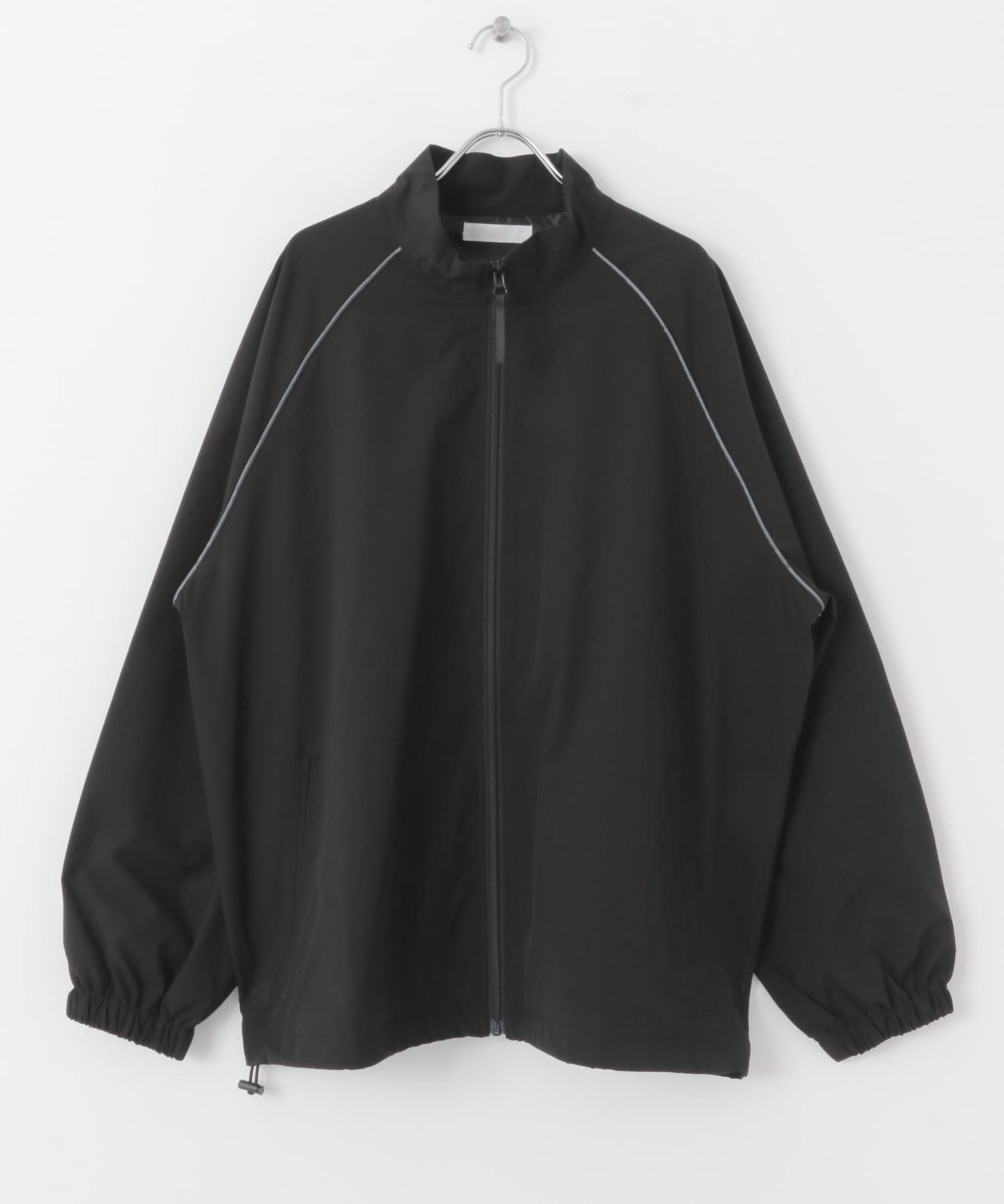 『セットアップ対応』パイピングスタンドブルゾン BLACK M