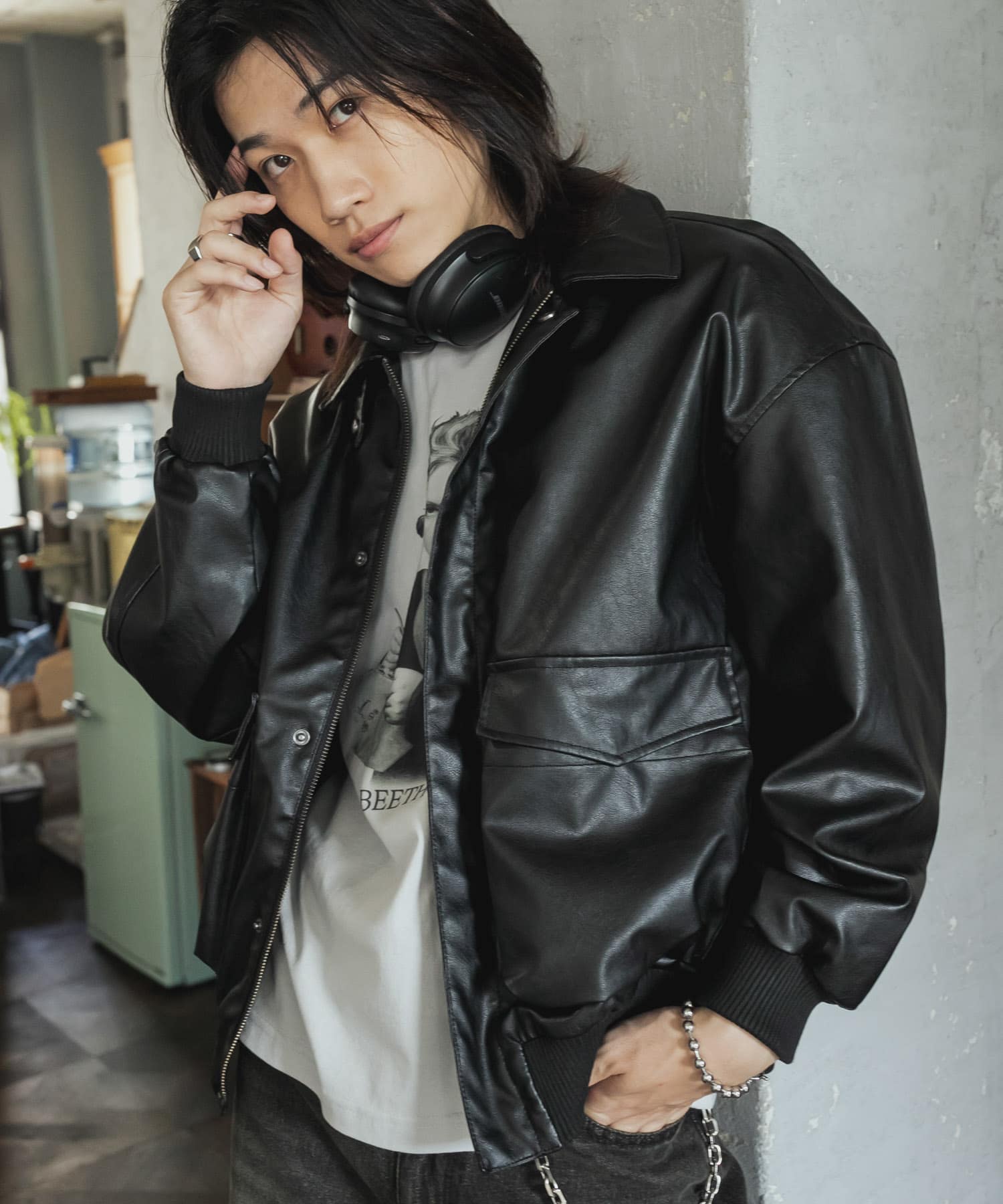 身長：176cm サイズ：L