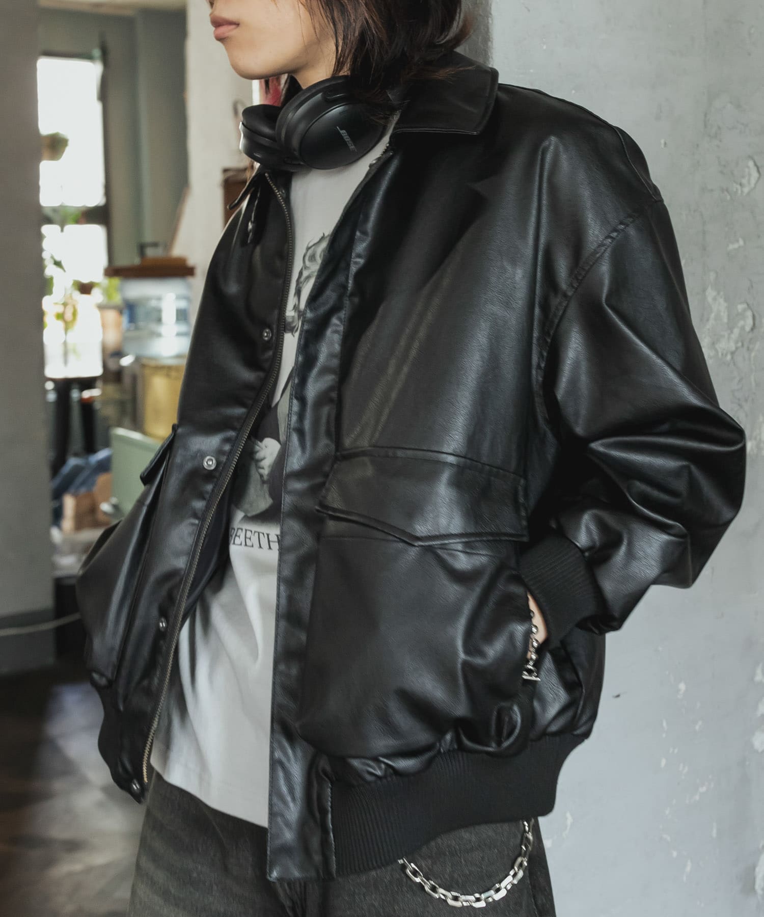 身長：176cm サイズ：L