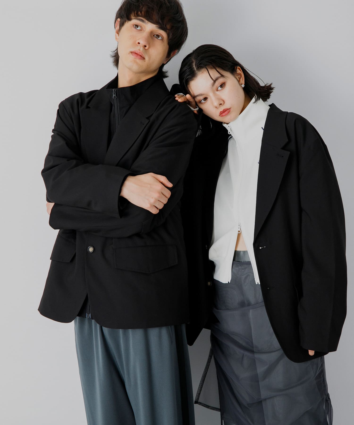 身長：184cm サイズ：L / 身長：168cm サイズ：M