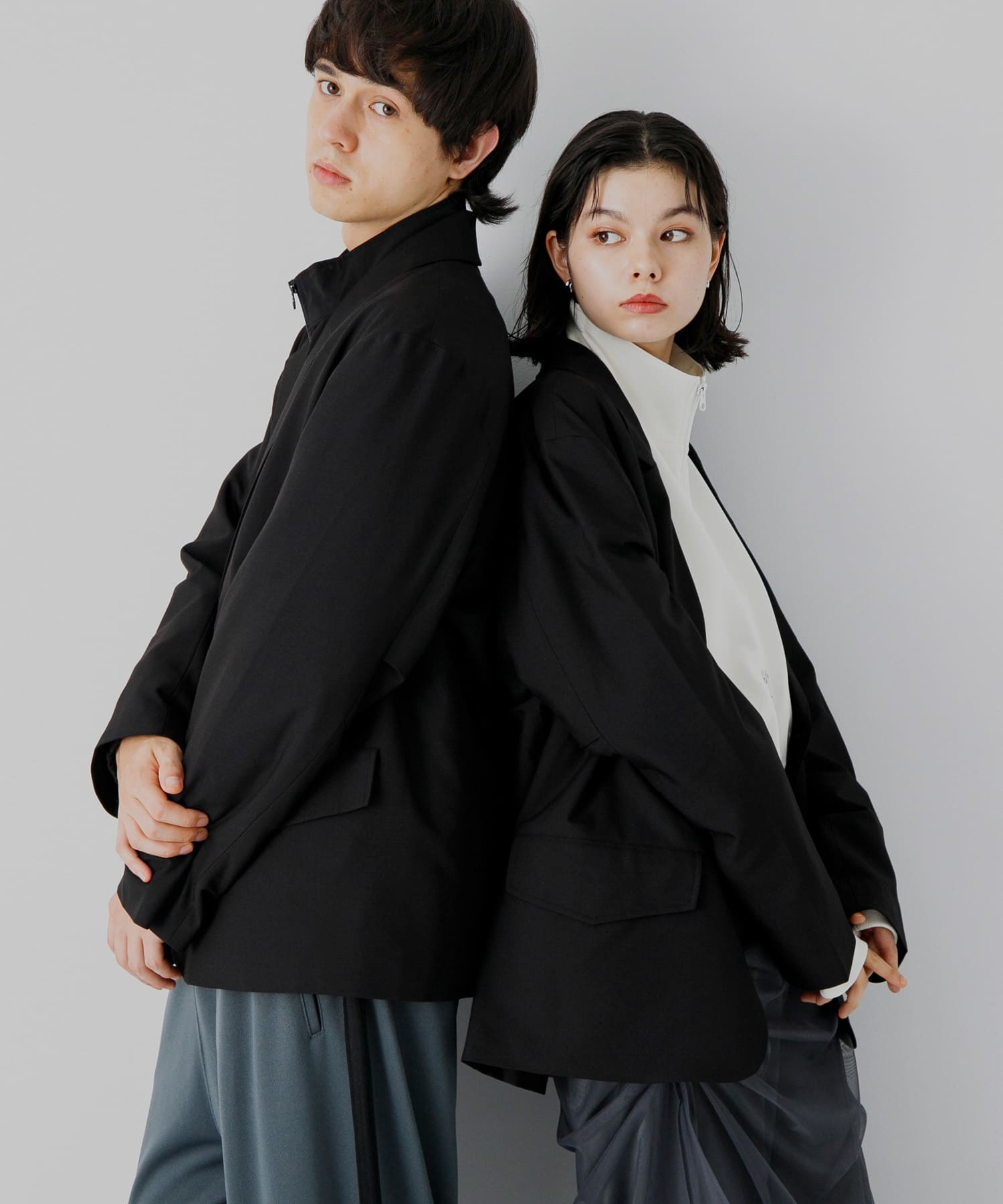 身長：184cm サイズ：L / 身長：168cm サイズ：M